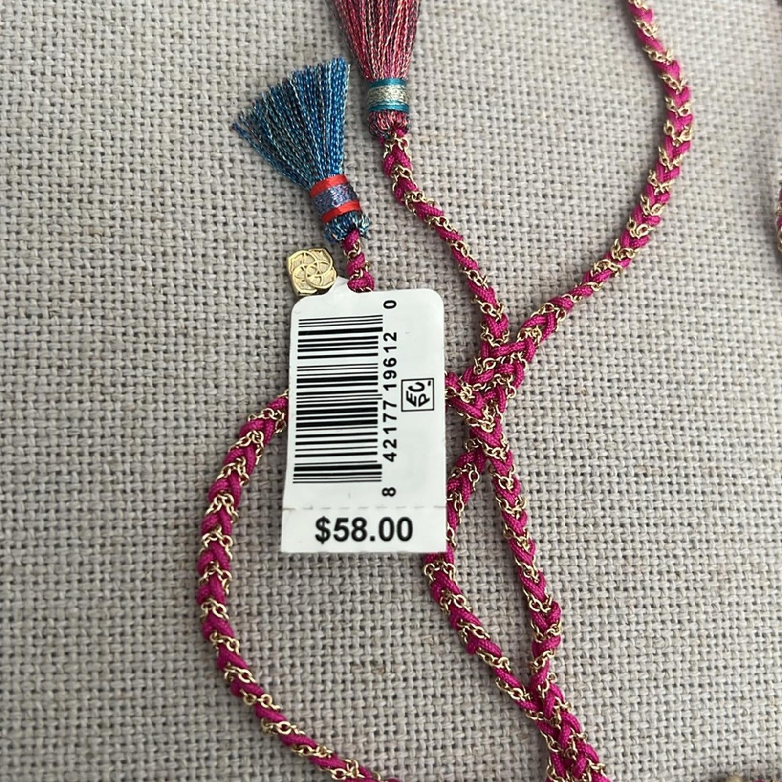 Kendra Scott Shiva Gold Wrap Bracelet, Mauve Abalone New w/Tag
