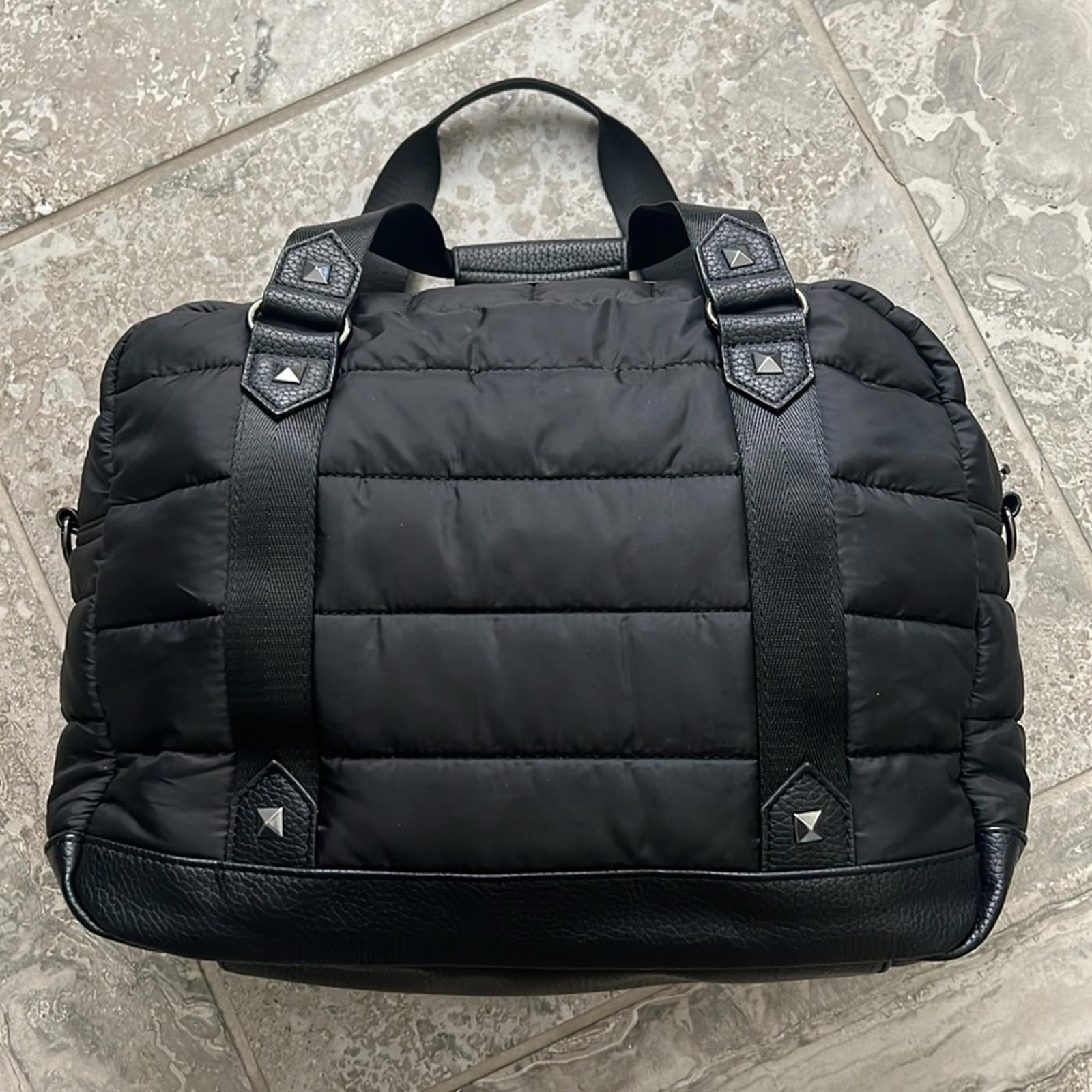 Anthropologie’s Cynthia Rowley Quilted Puffer Satchel Bag, Black Retail $129
