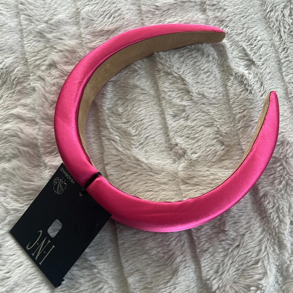 INC Pink Puff Headband New w/Tag Retail $22.50