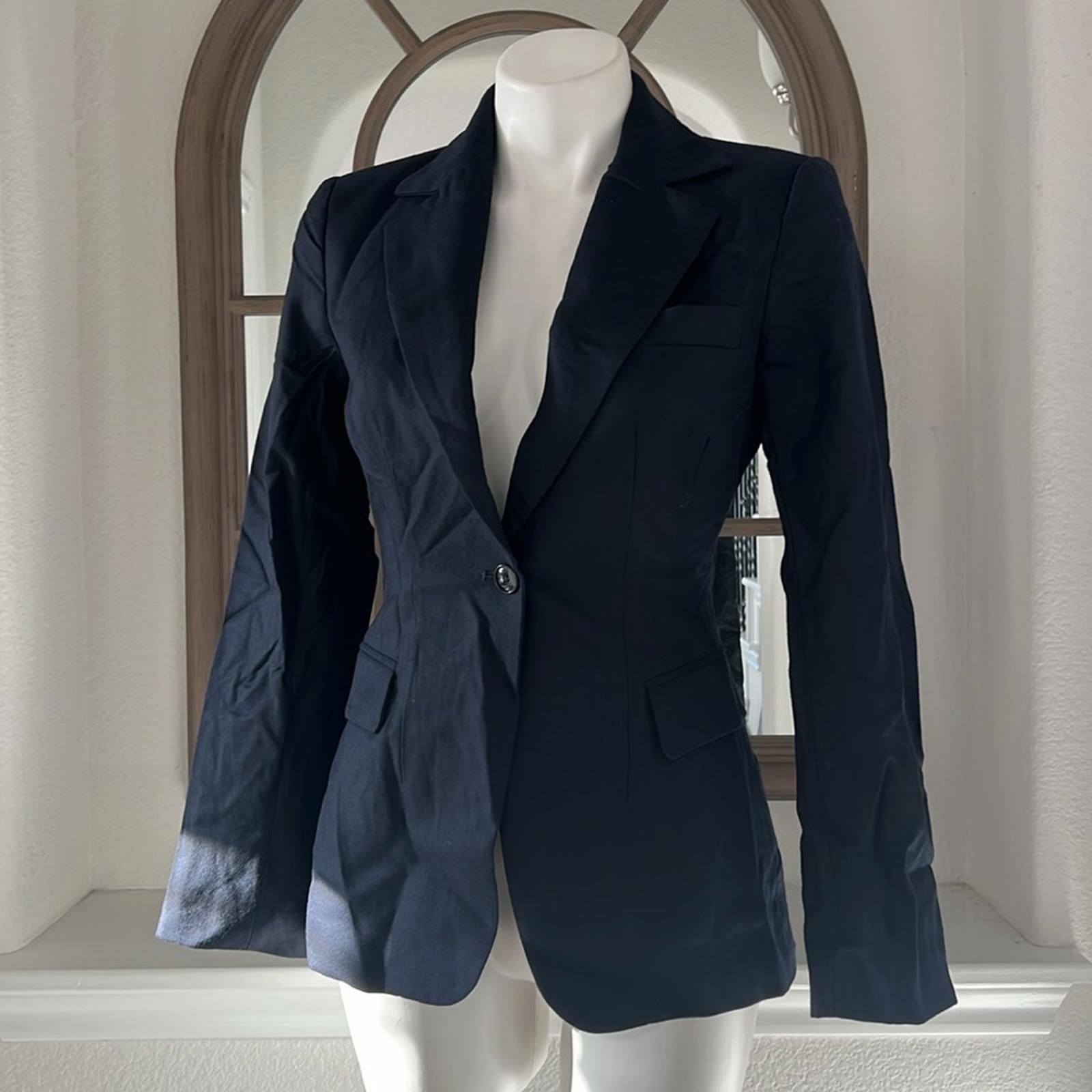Billie the Label Jamie Blazer in Midnight, Size XS NEW w/Tag