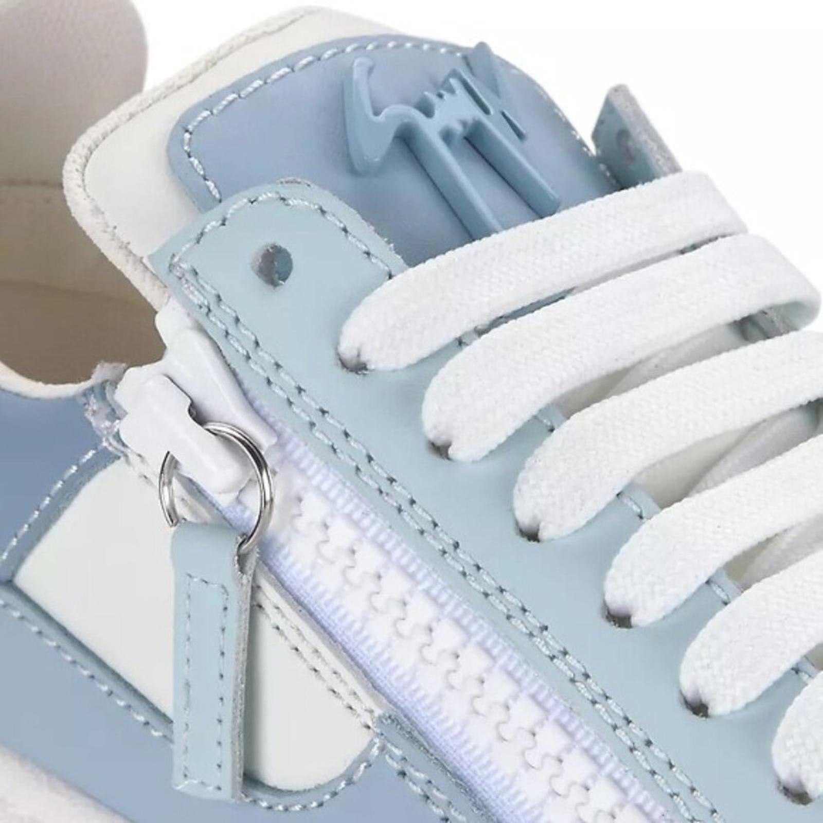 Giuseppe Zanotti Colorblock Leather Double-Zip Sneakers, Size EU 43 New SOLD OUT