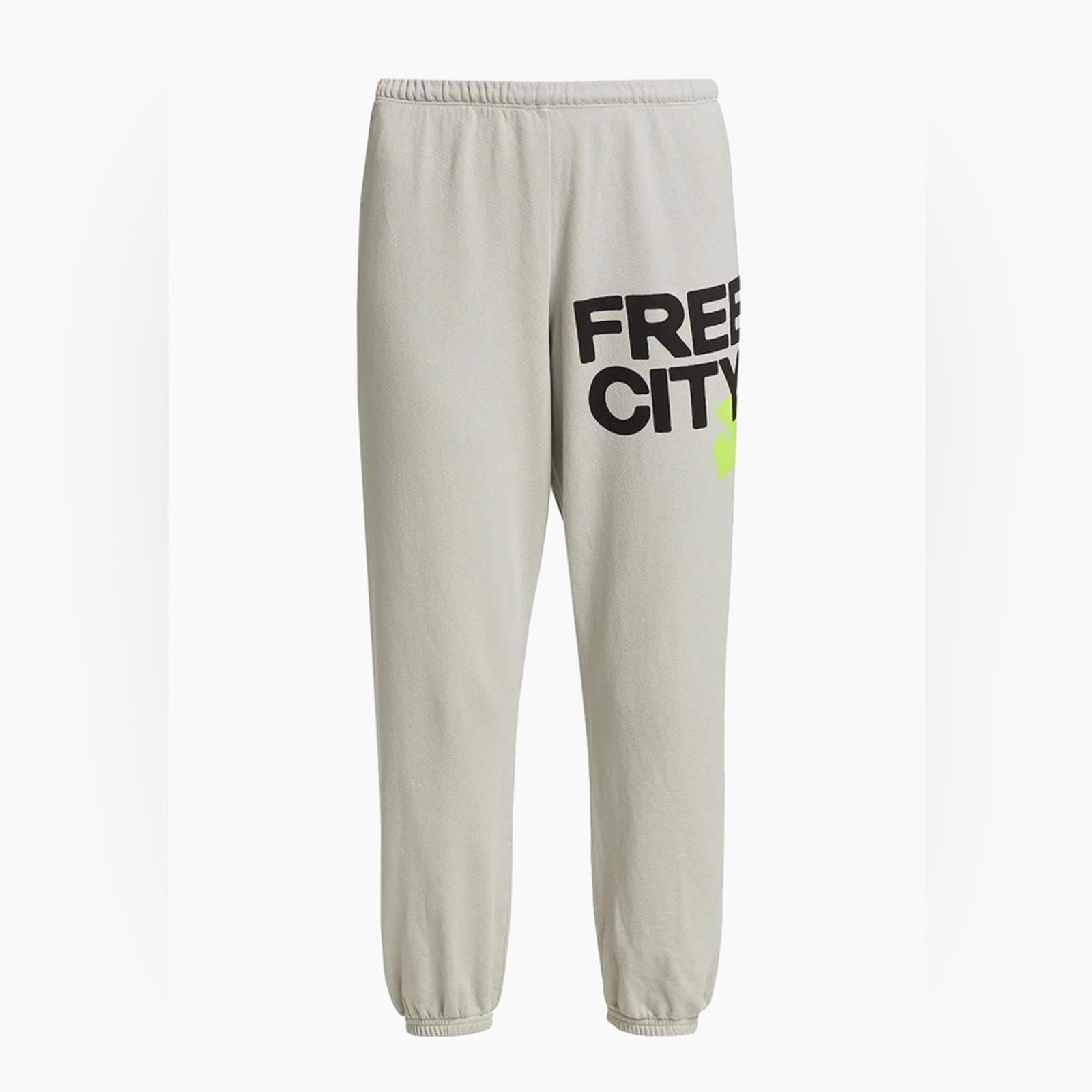 Freecity Logo Cotton Sweatpants in
