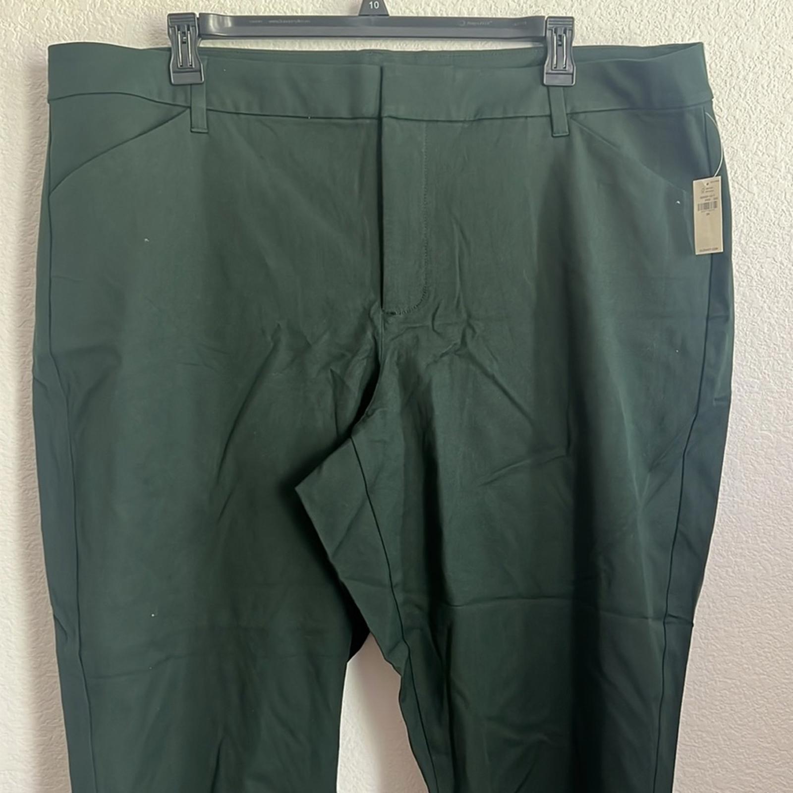 Old Navy Green High-Rise Pixie Skinny Ankle Pants Never-Fade, Size 24