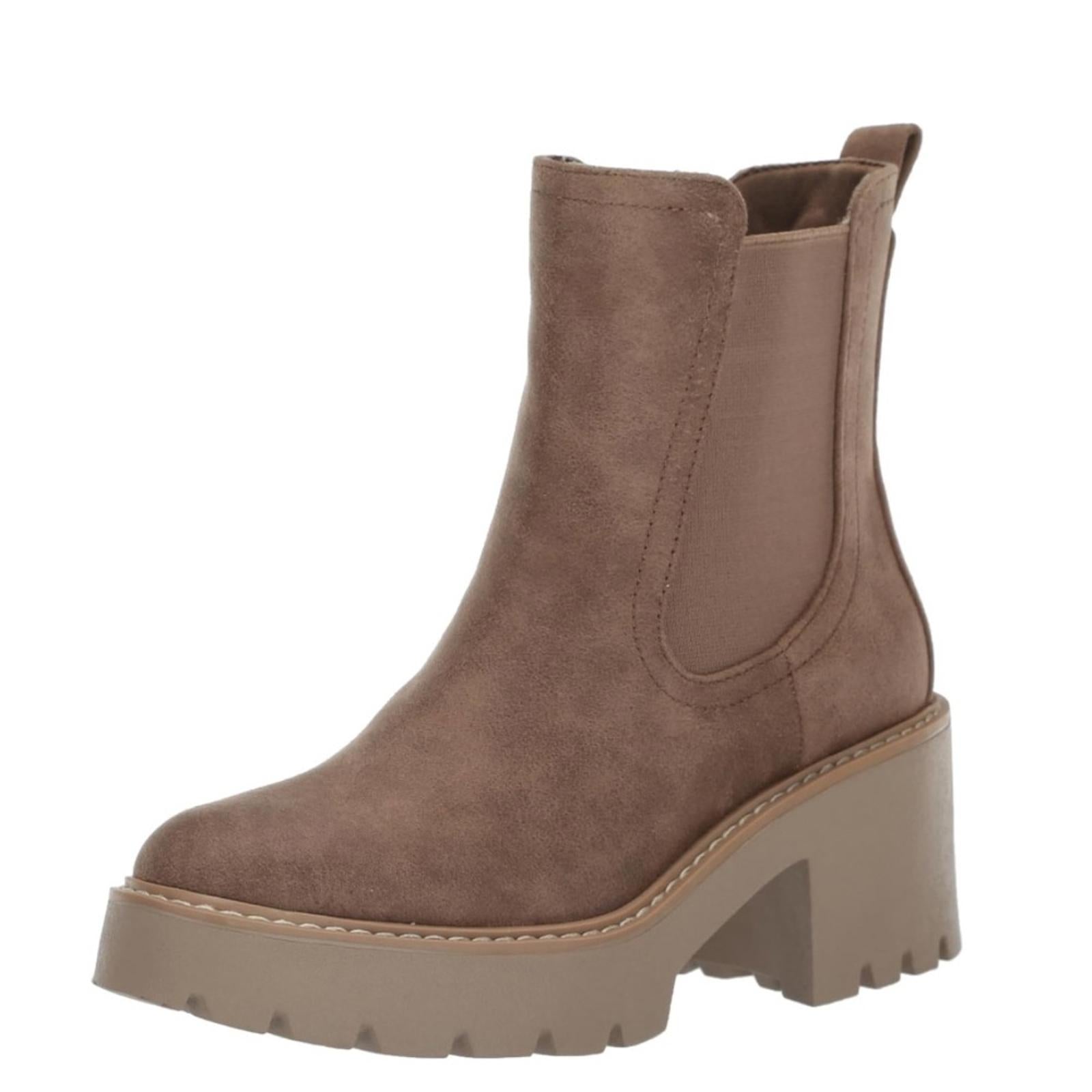 Dolce Vita Tobias Platform Lug Chelsea Boots in Truffle, Size 10 NEW in Box