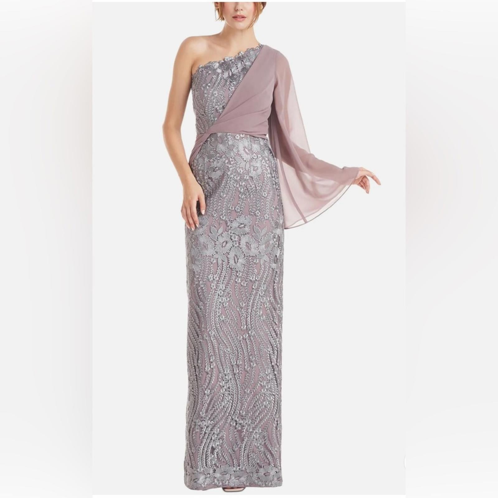 JS Collections Amari One Shoulder Twist Gown, Size 14 with Tag, Retail $348