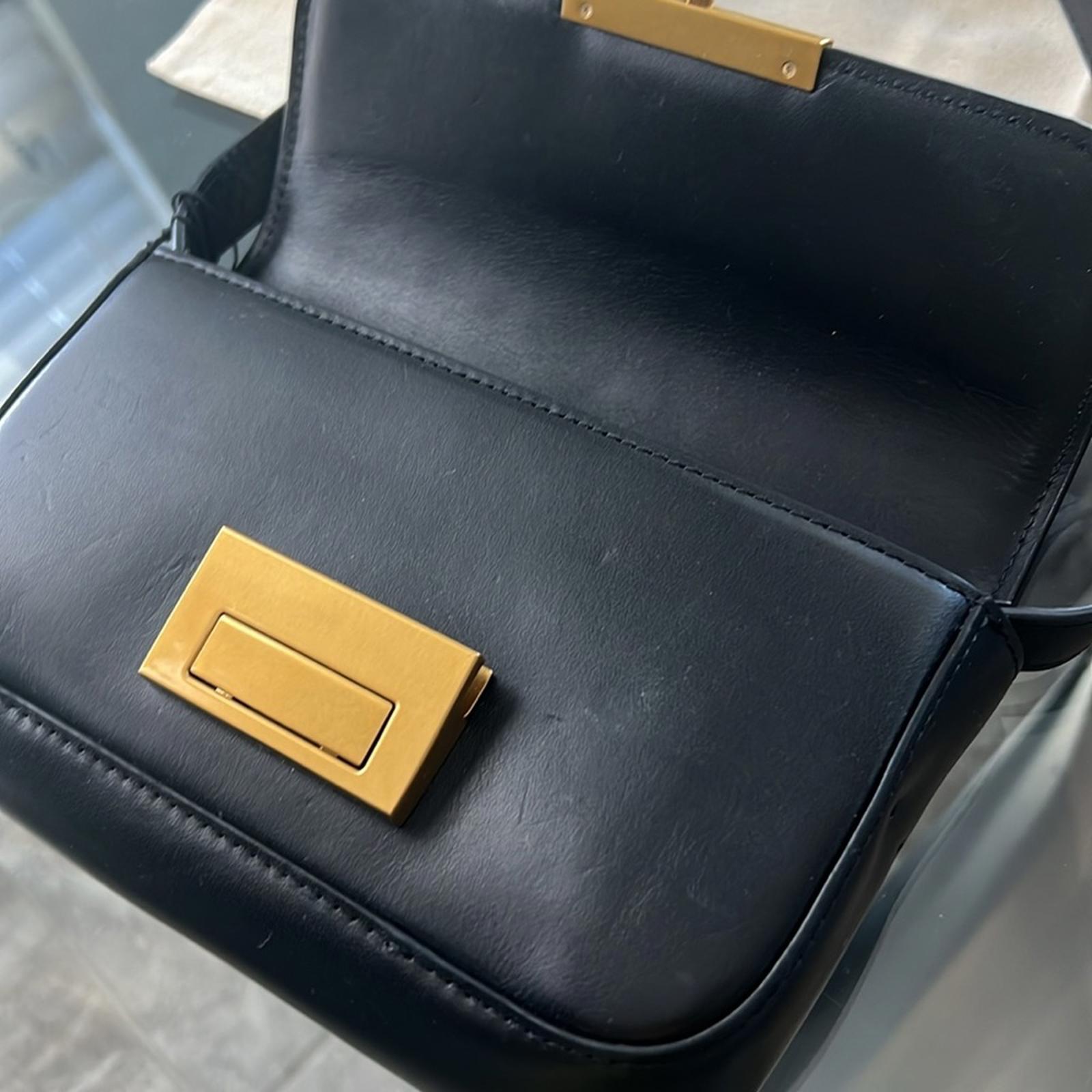 Loeffler Randall x Revolve Stefania Baguette Bag in Black NWT