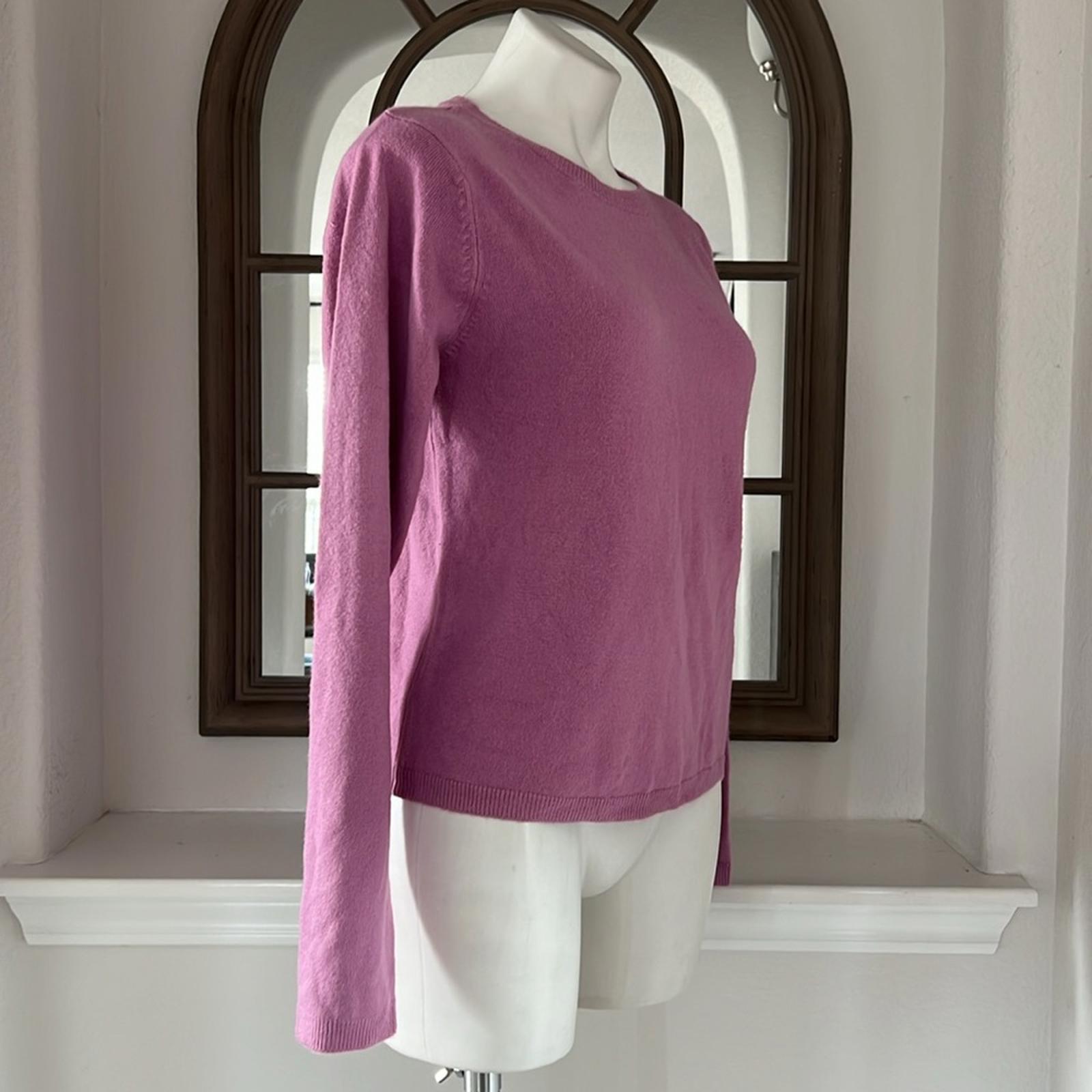 Atlantique Pink Crewneck Sweater, Size L New w/Tag