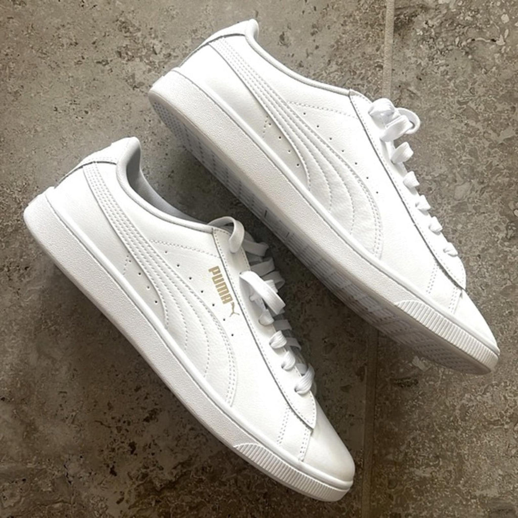 Puma Leather Sneakers in White, Size 11, New w/o Box