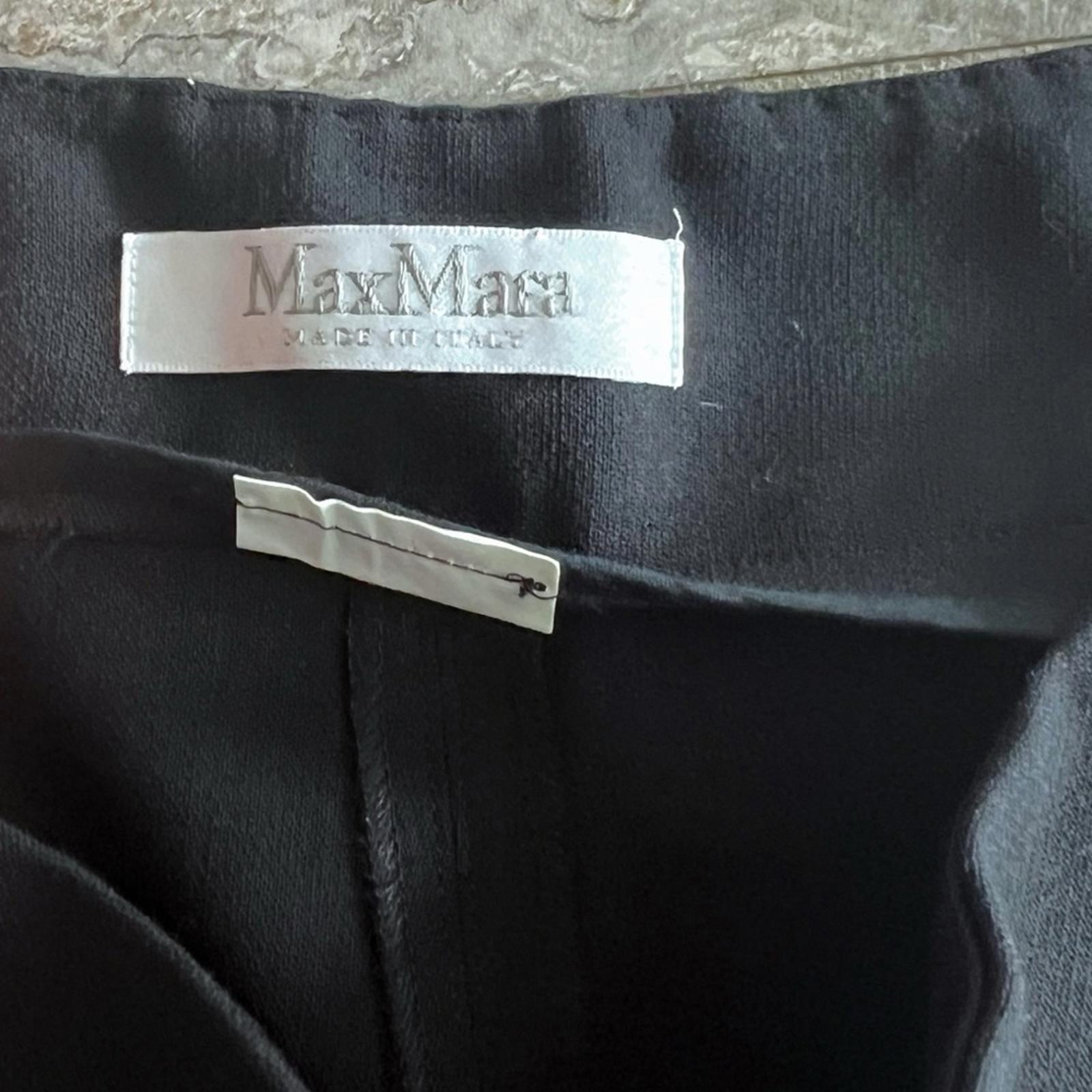 MaxMara (Made in Italy) Black Dress Pants, Retail ~$495