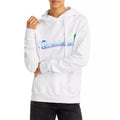 Bloomie's Unisex Beach Club Graphic Hoodie, White Supima Cotton Size L New w/Tag