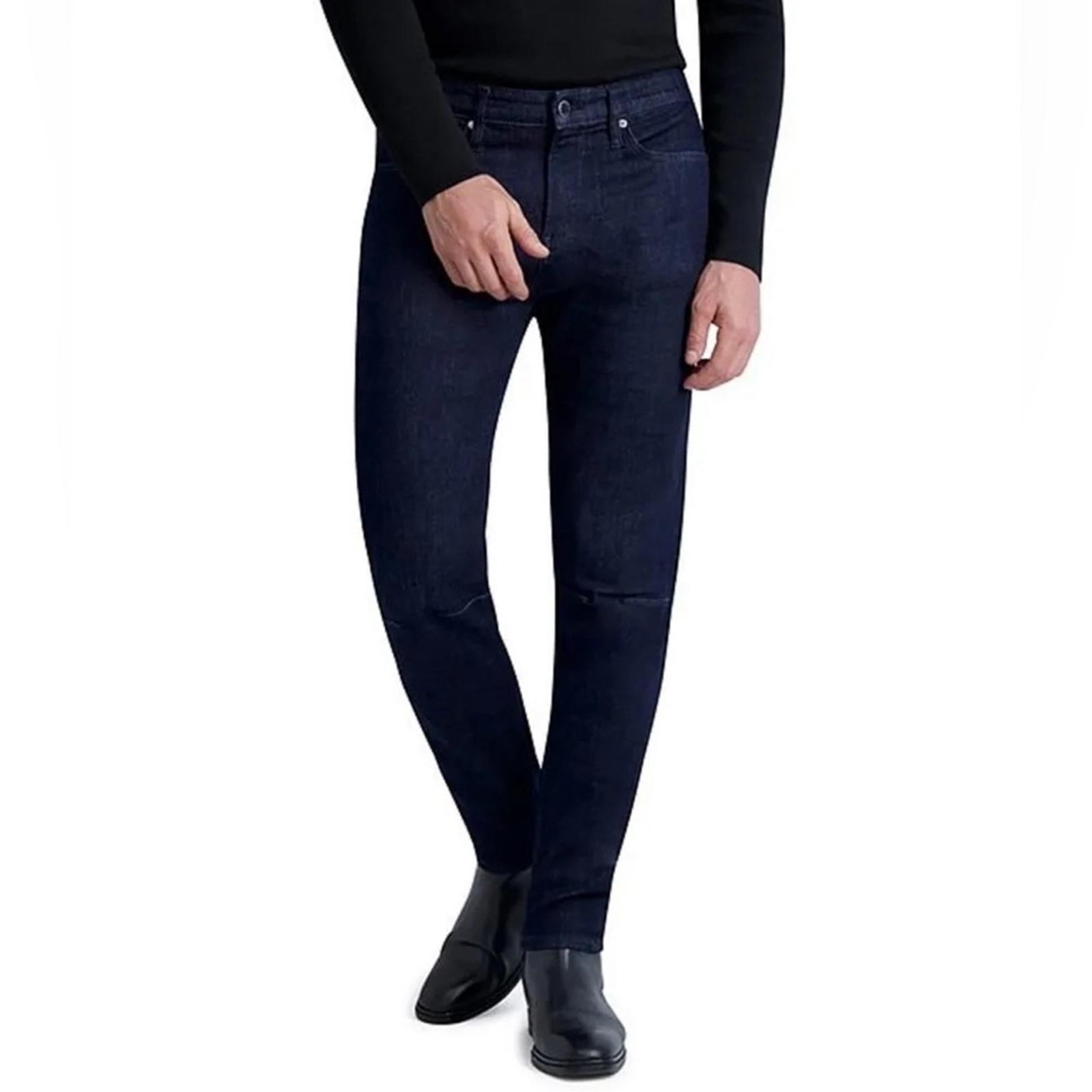 Karl Lagerfeld Paris Slim-Fit Stretch 5-Pocket Jeans Blue Size 34 New w/Tag $169