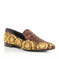 Versace Baroque Print Smoking Slippers Slip-On Shoes, Size EU 43 New +DustBag