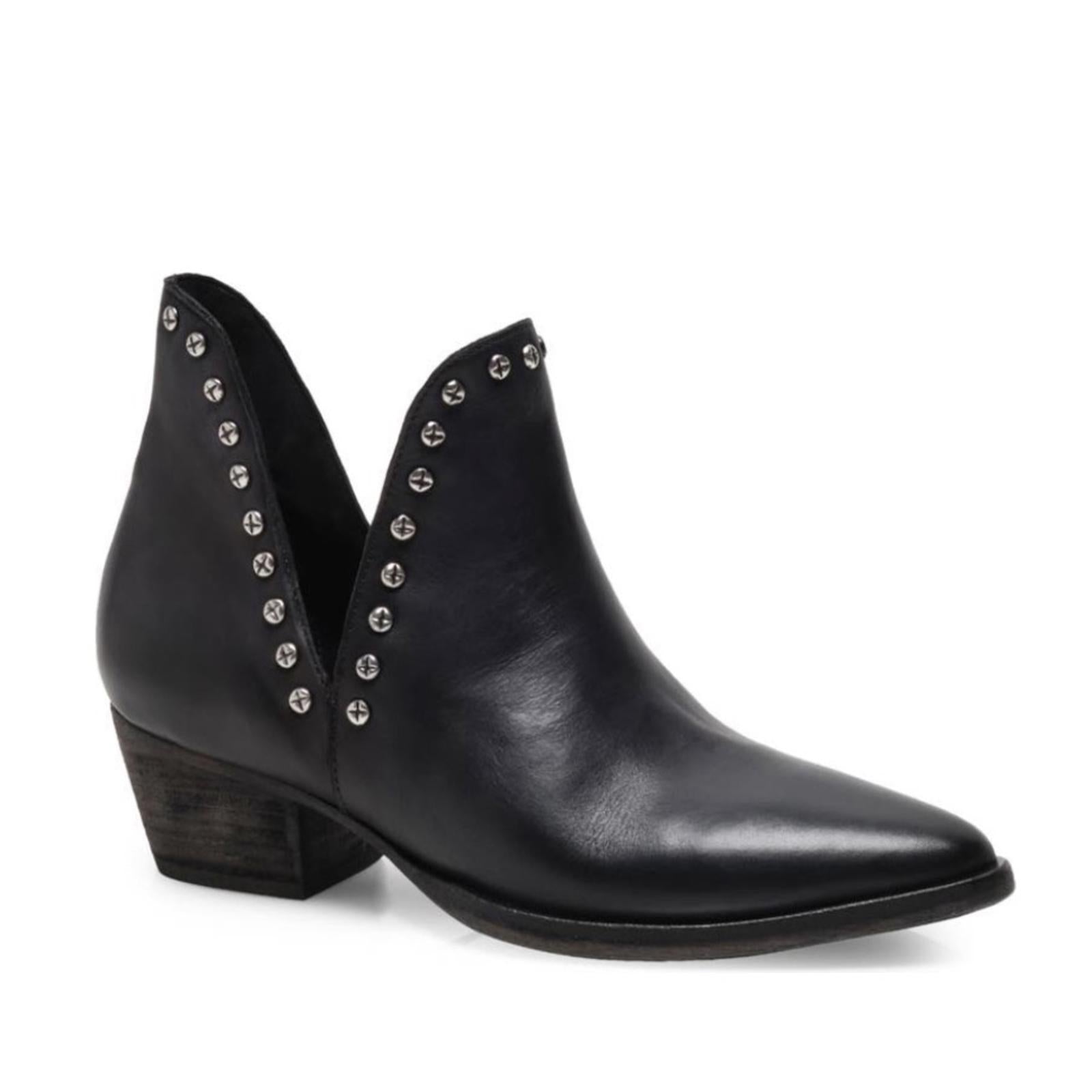NEW Free People Studded Split Bootie in Black, Size EU 38, US 8, New in Box