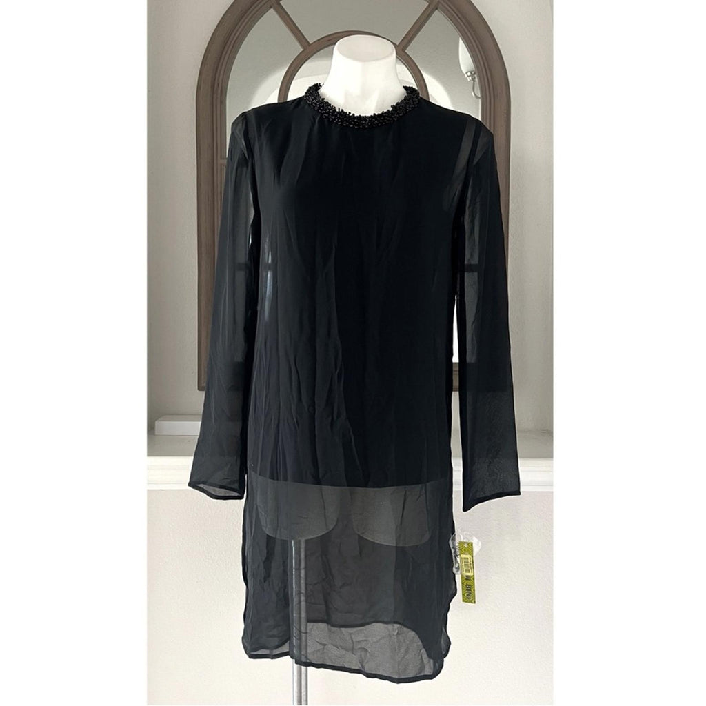 NWT Gianni Bini Nikki Tunic, Black/Dream Weaver Size S New w/Tag Retail $99