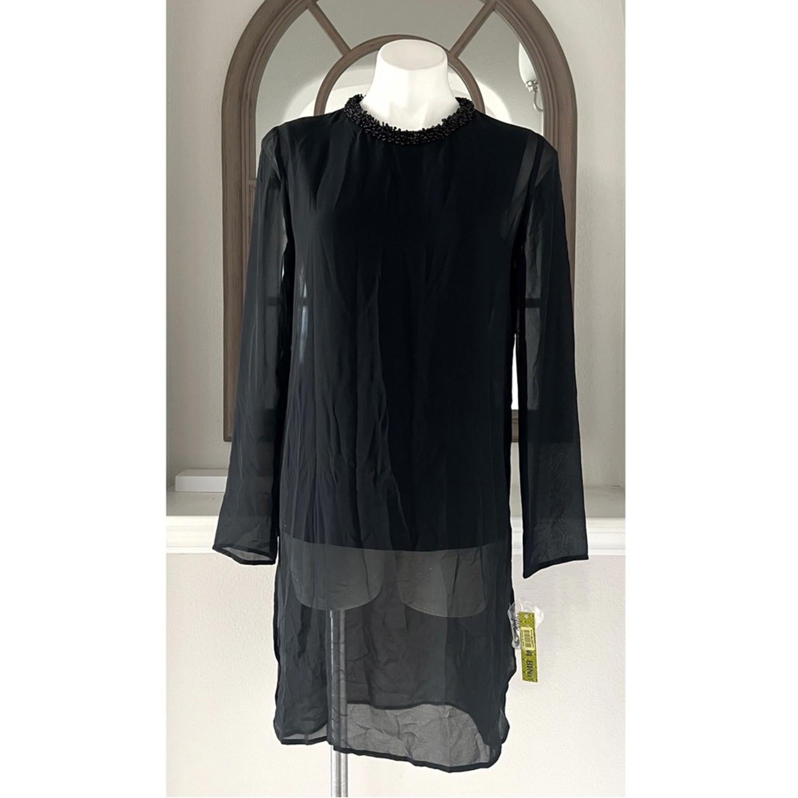 NWT Gianni Bini Nikki Tunic, Black/Dream Weaver Size S New w/Tag Retail $99