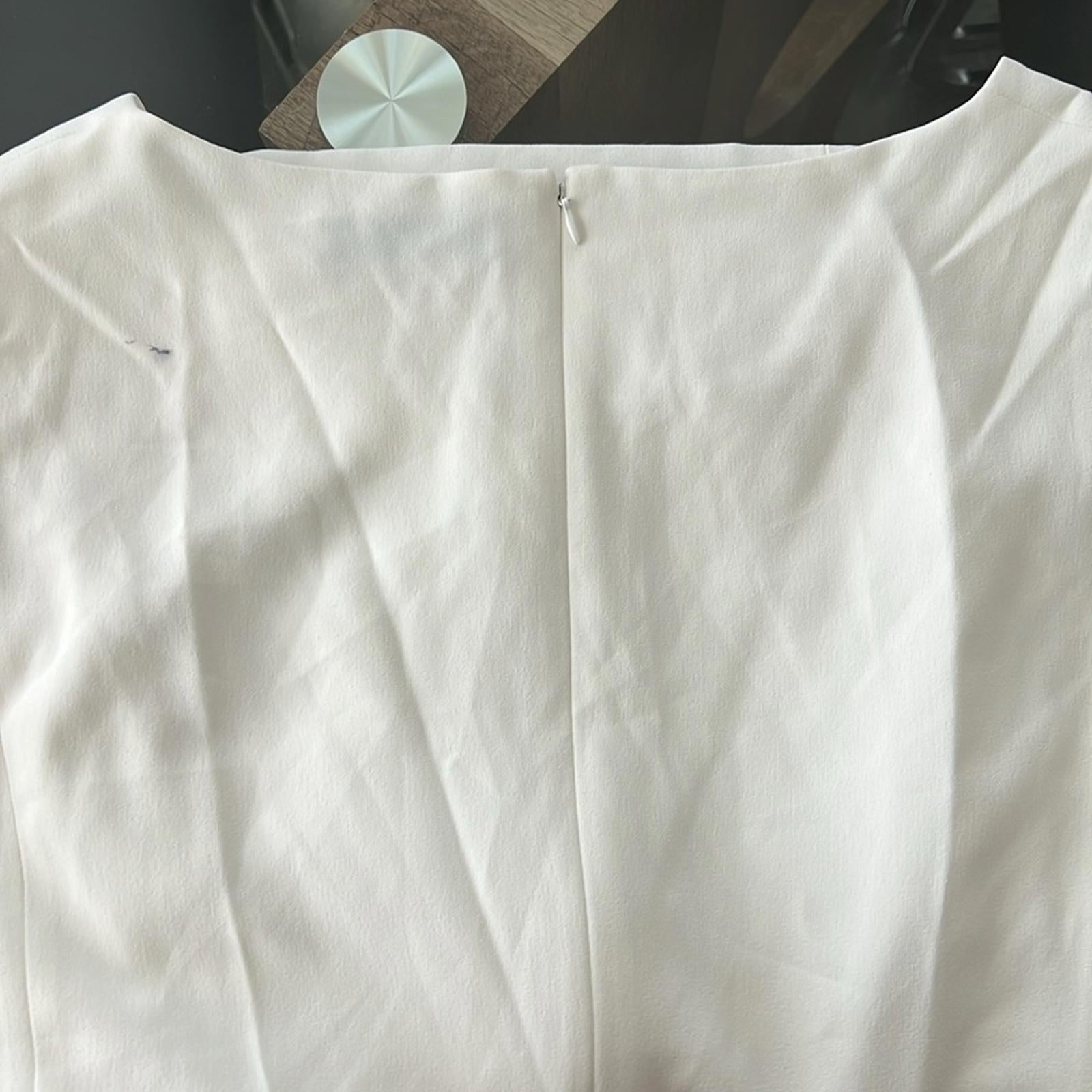 KASPER Stretch Crepe Sleeveless Sheath Dress in Vanilla Ice New w/Tag