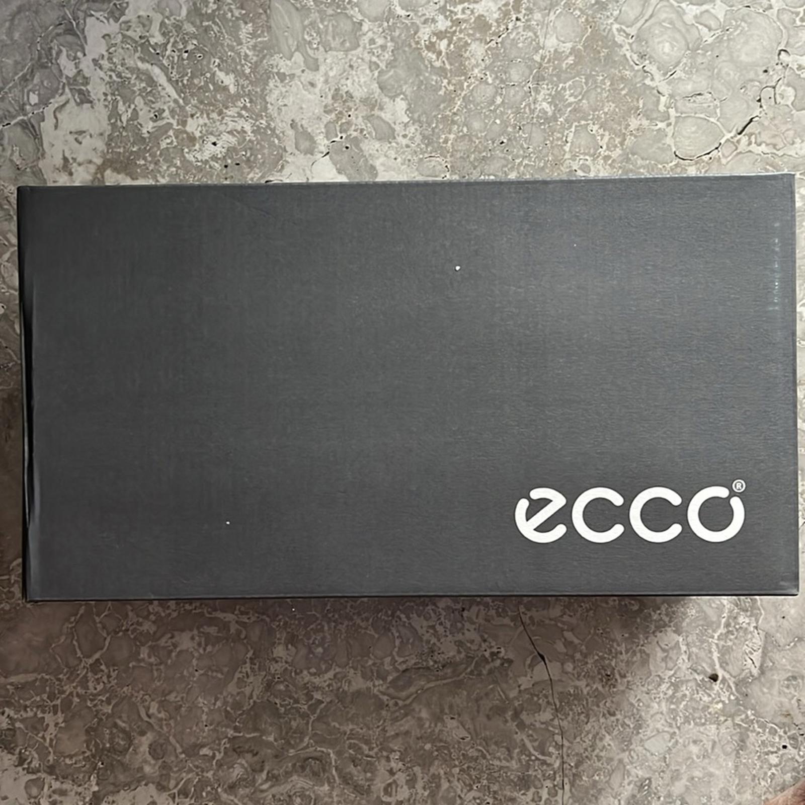 ECCO Felicia Gravel Leather Wedge Heel Shoes, Size EU 41 | US 10-10.5 New in Box