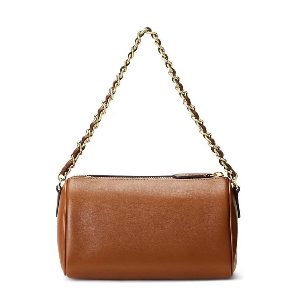 Lauren Ralph Lauren Emelia Shoulder Bag in TAN, Retail $250