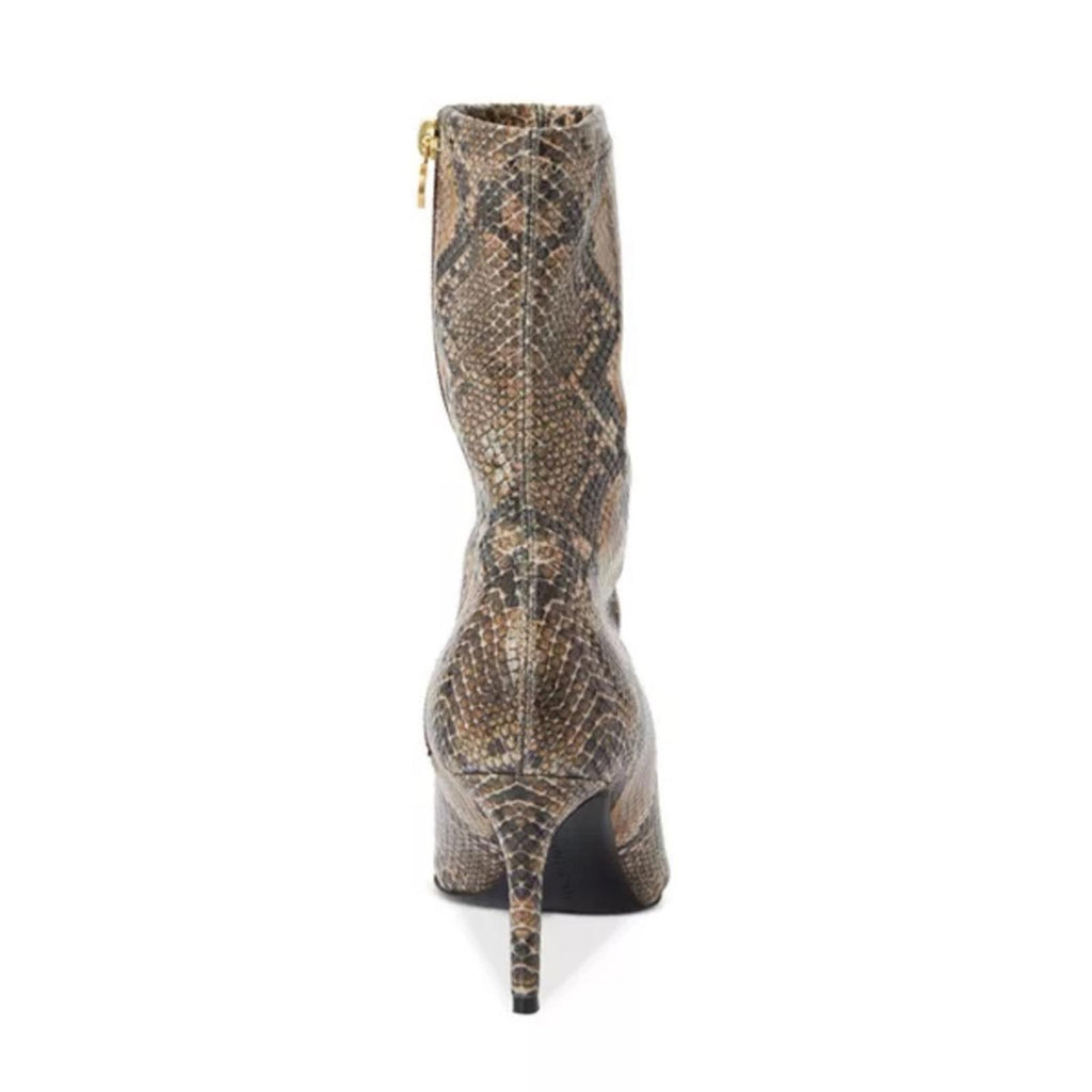 Stella McCartney Stella Iconic Pointed Toe High Heel Booties Brown Size 35.5 NEW