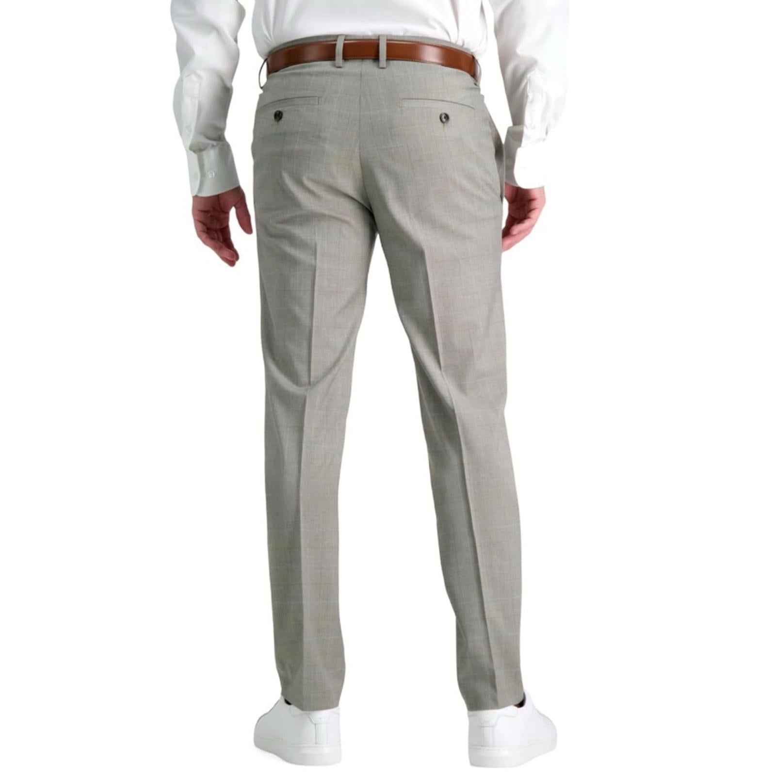 Kenneth Cole REACTION Premium Flex Slim Fit Dress Pants Oatmeal, 33W x 32L NWT