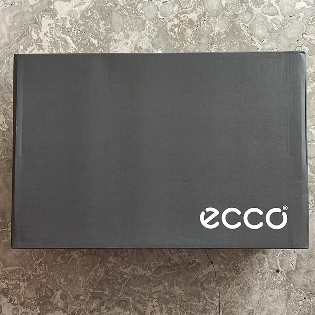 Ecco Sculptured 75 Black Leather Pump Heels, Size EU 41 | US 10-10.5 New in Box