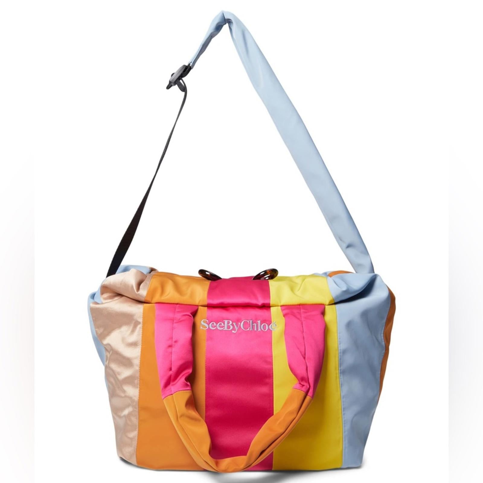 See by Chloé Tilly Holdall Tote Bag, Golden Oil, New with Tag