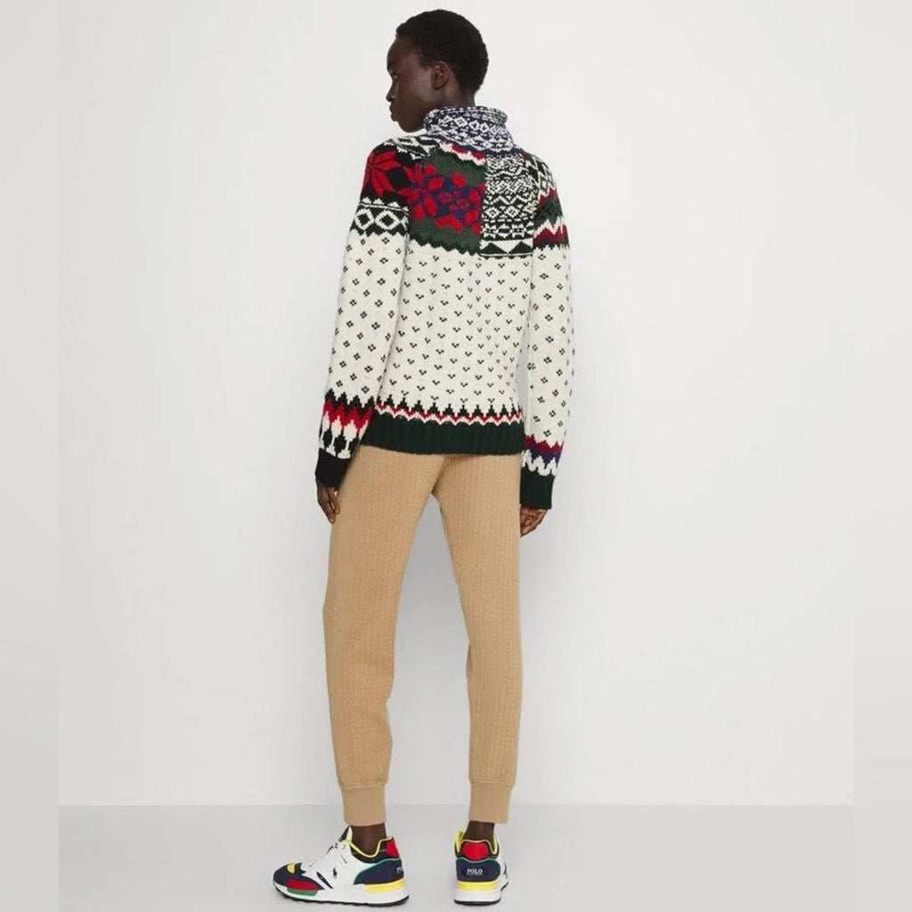 Polo by Ralph Lauren Mixed Print Turtleneck Sweater, Size XS New w/Tag