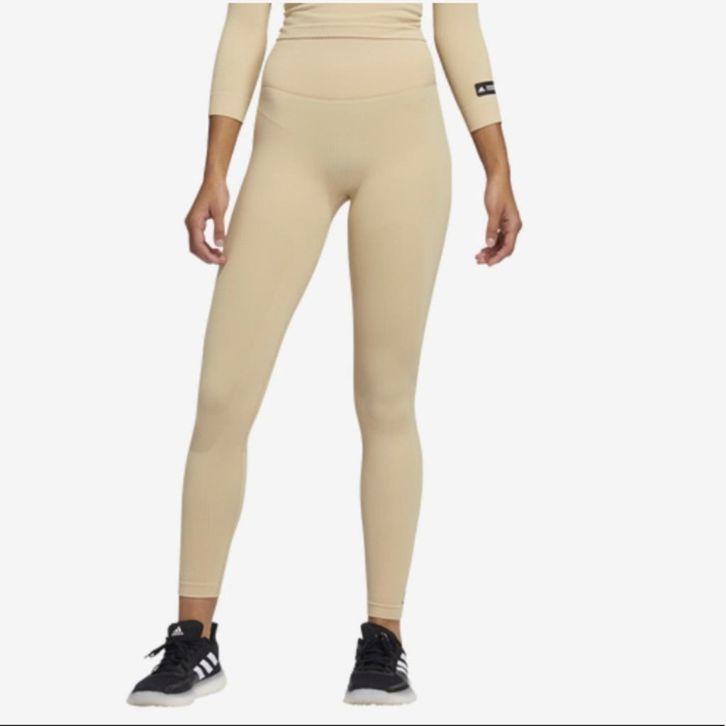 Adidas Formotion Training Sculpt Seamlessly Hazy Beige Tights, Plus Size 3X NWT