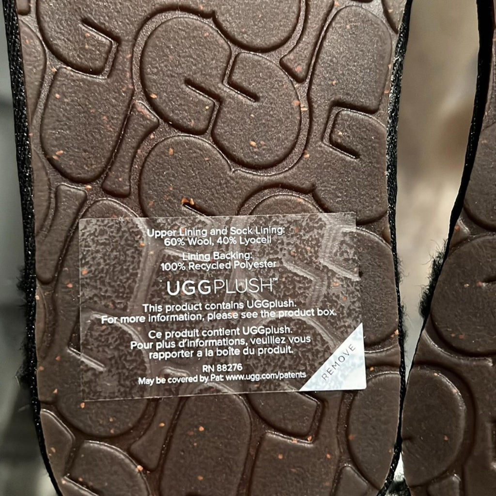 UGG Pearle UGGPlush Scuff Slipper in Black Size EU 36 | US 5 New w/o Box
