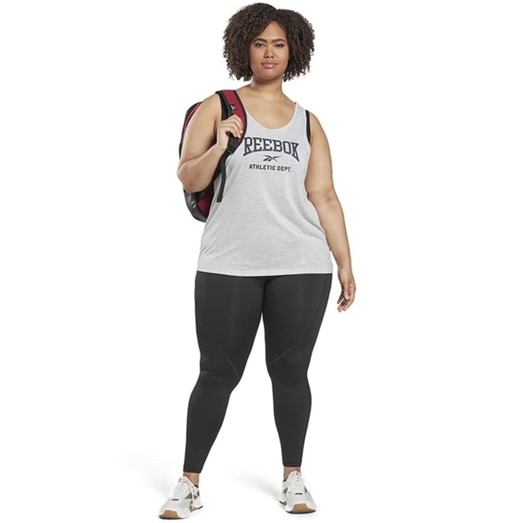 Reebok Performance Plus Workout Ready Supremium Tank Top, Size 1X Lt Grey NWT