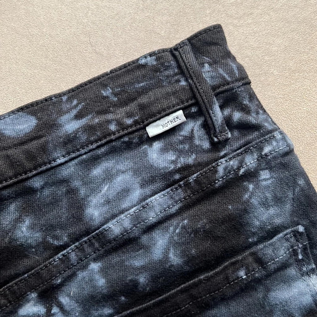 MOTHER The Super Swooner Tie Dye Ankle Skinny Jeans, NEW, Size 32