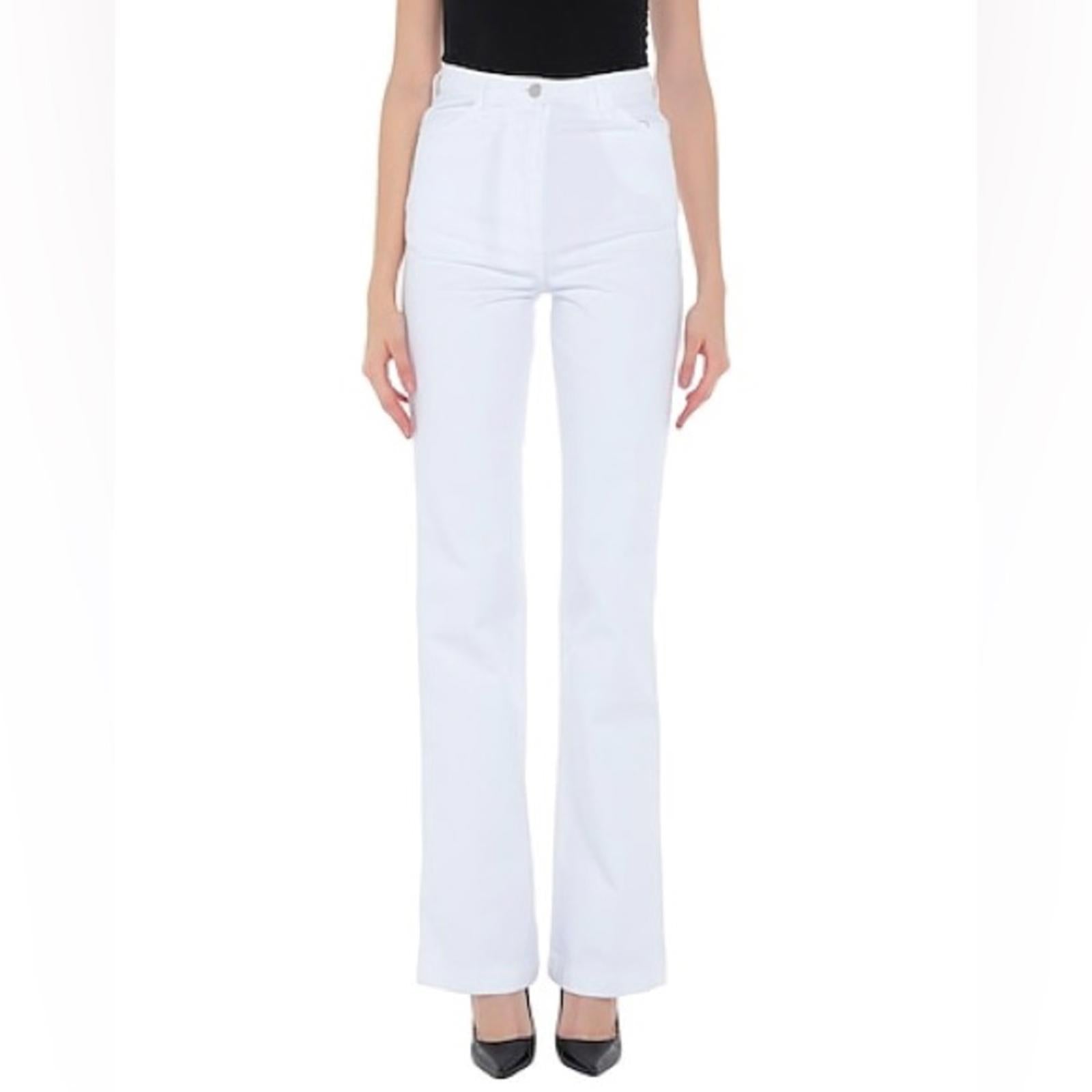 A_Plan_Application High Waist Bootcut Jeans Optical White, Size 26, NWT SOLD OUT