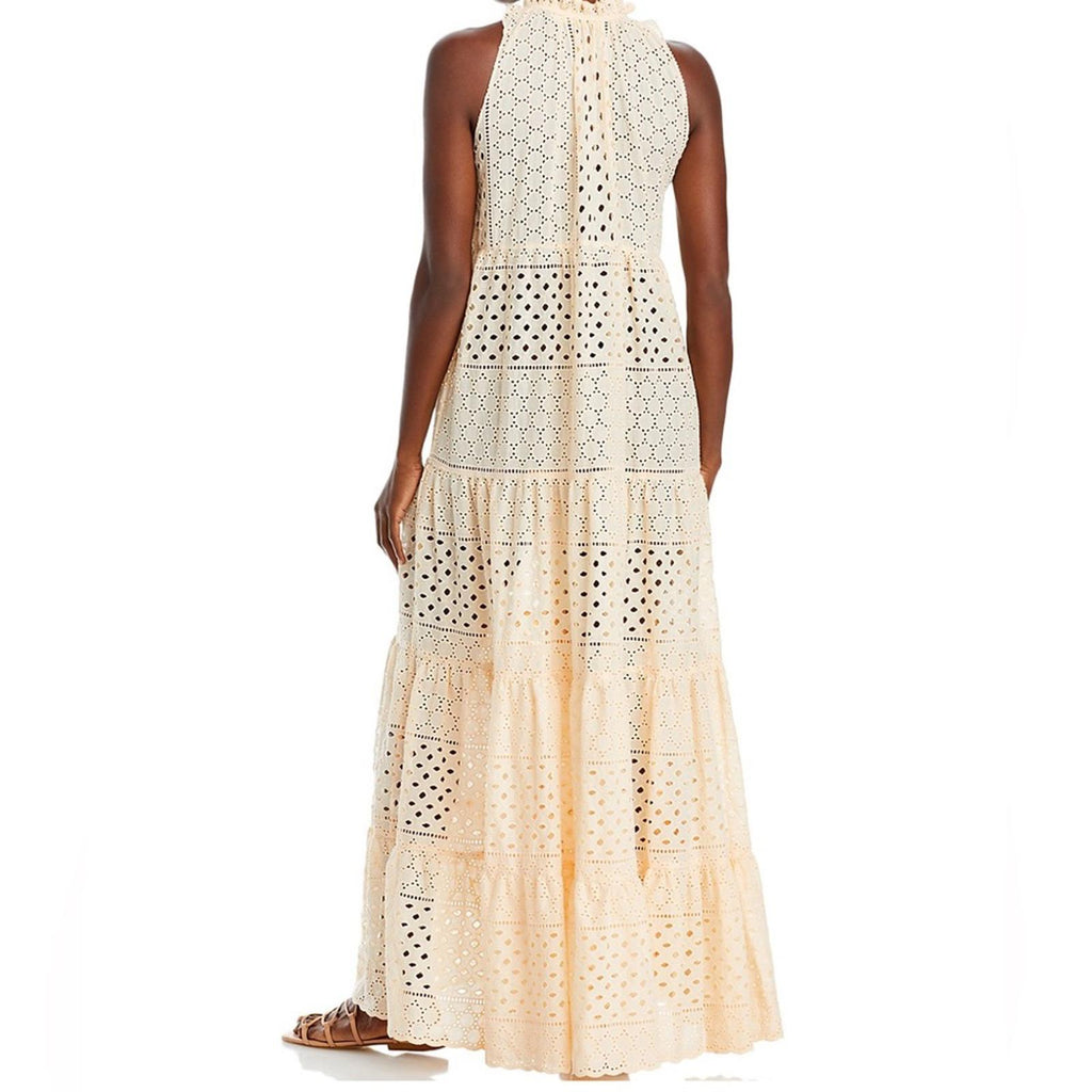 Charina Sarte Persephone Maxi Dress in Blush, Size L, New w/Tag