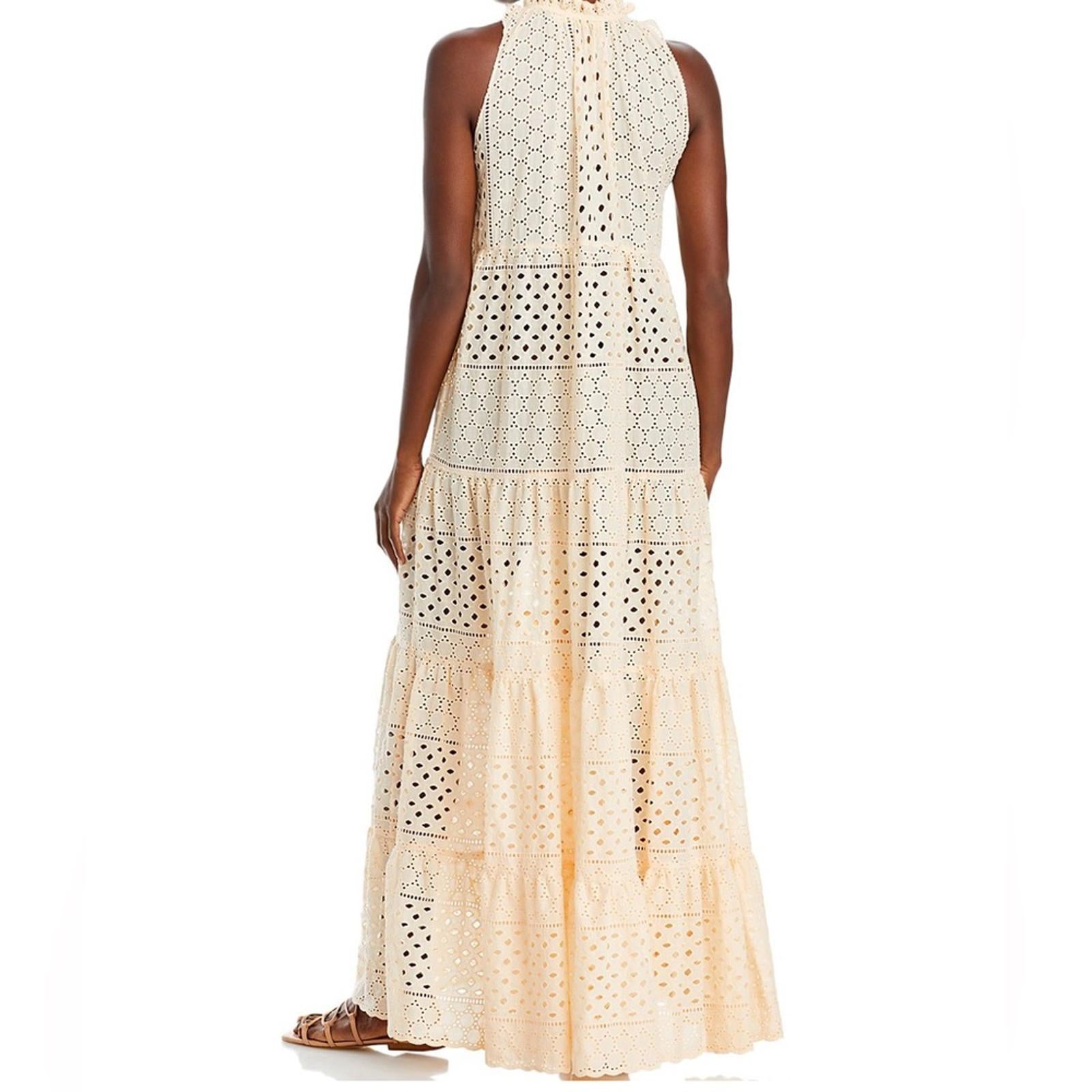 Charina Sarte Persephone Maxi Dress in Blush, Size L, New w/Tag