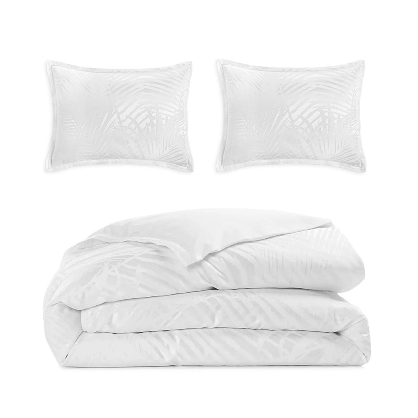 3-Pc Hudson Park Collection Palmetto Cotton Silk Duvet + 2Shams, Queen NWT $875