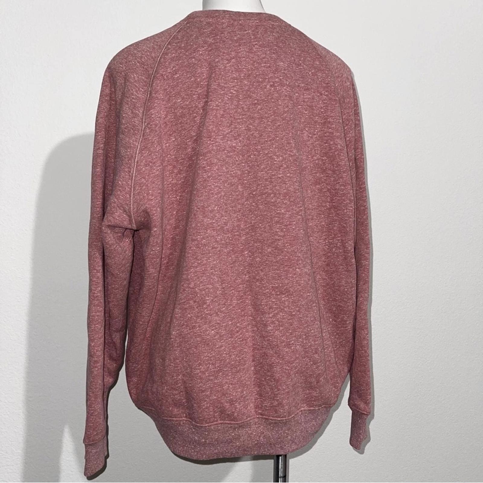 ATM Mouline Crewneck Sweatshirt in Claret, Size XL NEW w/Tag Retail $250