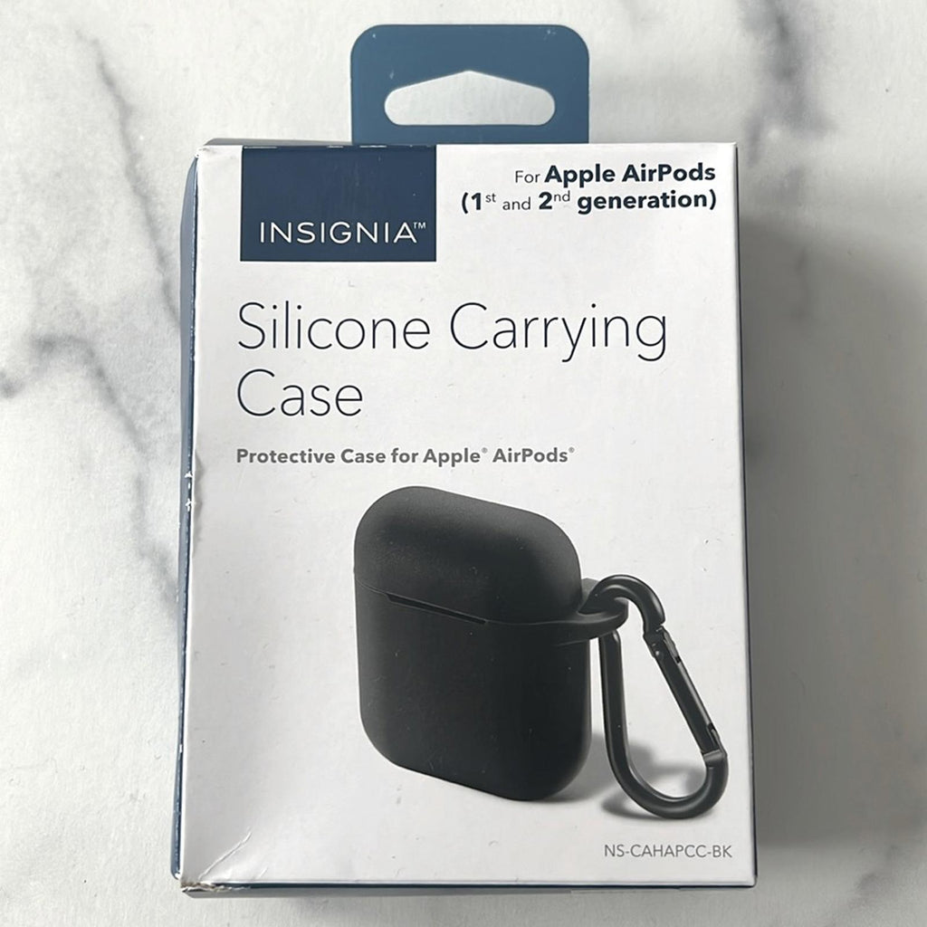 Insignia Case for Apple AirPods in Black Model:NS-CAHAPCC-BK, NEW in Box