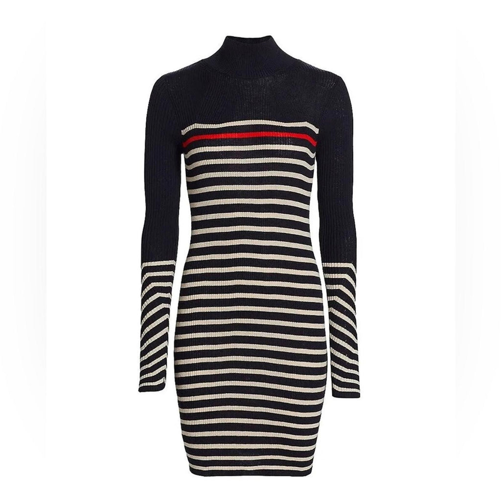 NEW Rag & Bone Kate Stripe Cashmere Blend Dress Size XL New w/o Tag Retail $375