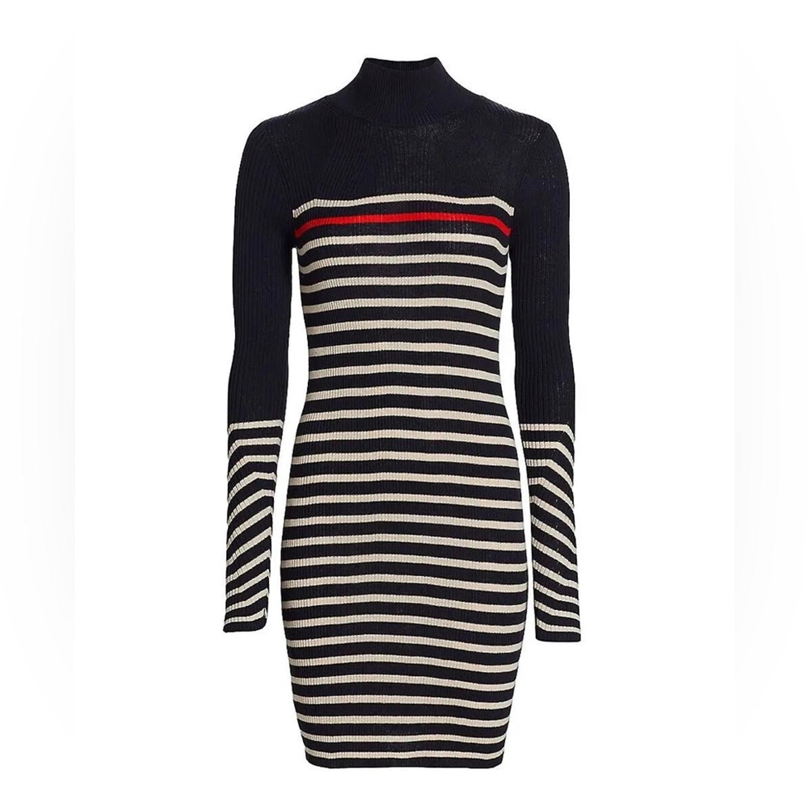 NEW Rag & Bone Kate Stripe Cashmere Blend Dress Size XL New w/o Tag Retail $375