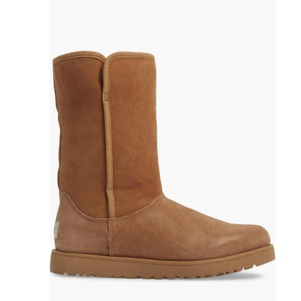UGG Michelle Chestnut Suede Boots, Fur Leather Size EU36 US5 New in Box