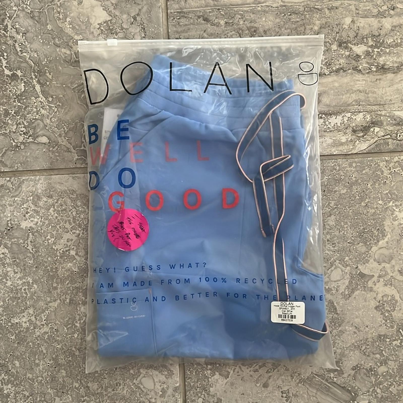 Dolan Hope 10-Pocket Scrub Jogger Pant in Ciel Blue, Size M New w/Tag