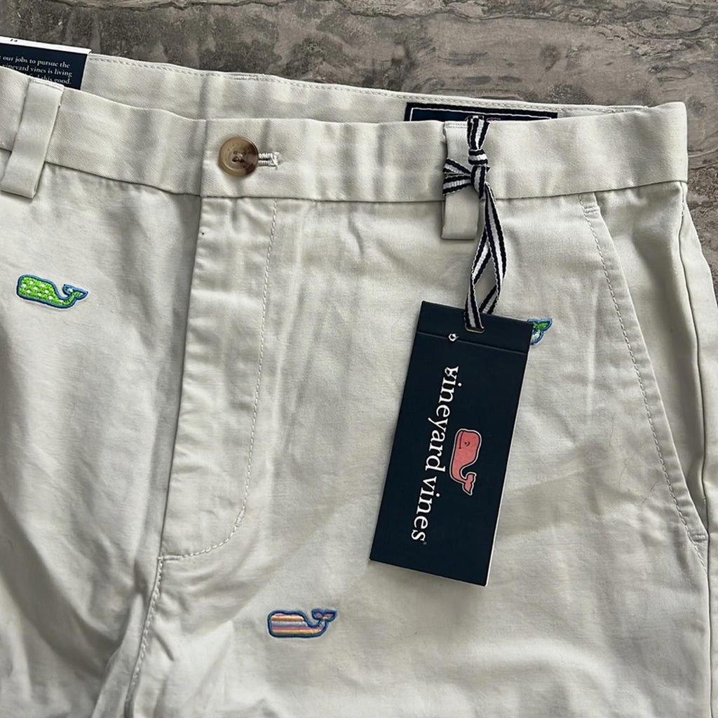 Vineyard Vines Easter Egg Whale EMB Breaker Shorts, Size 14 New w/Tag