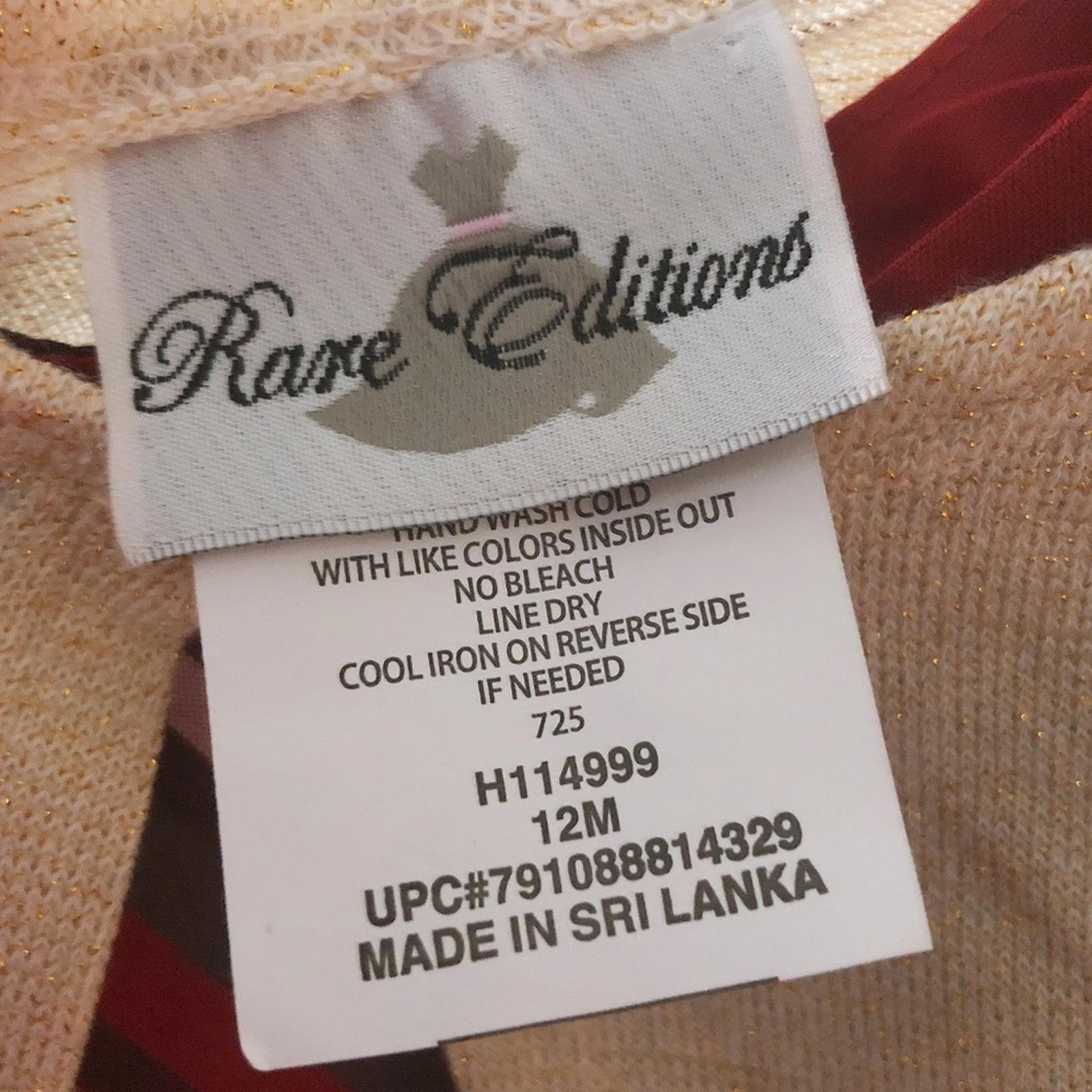 Rare Editions 3-Piece Plaid Taffeta Fit & Flare Dress+Cardigan w/Panty Size 18 M