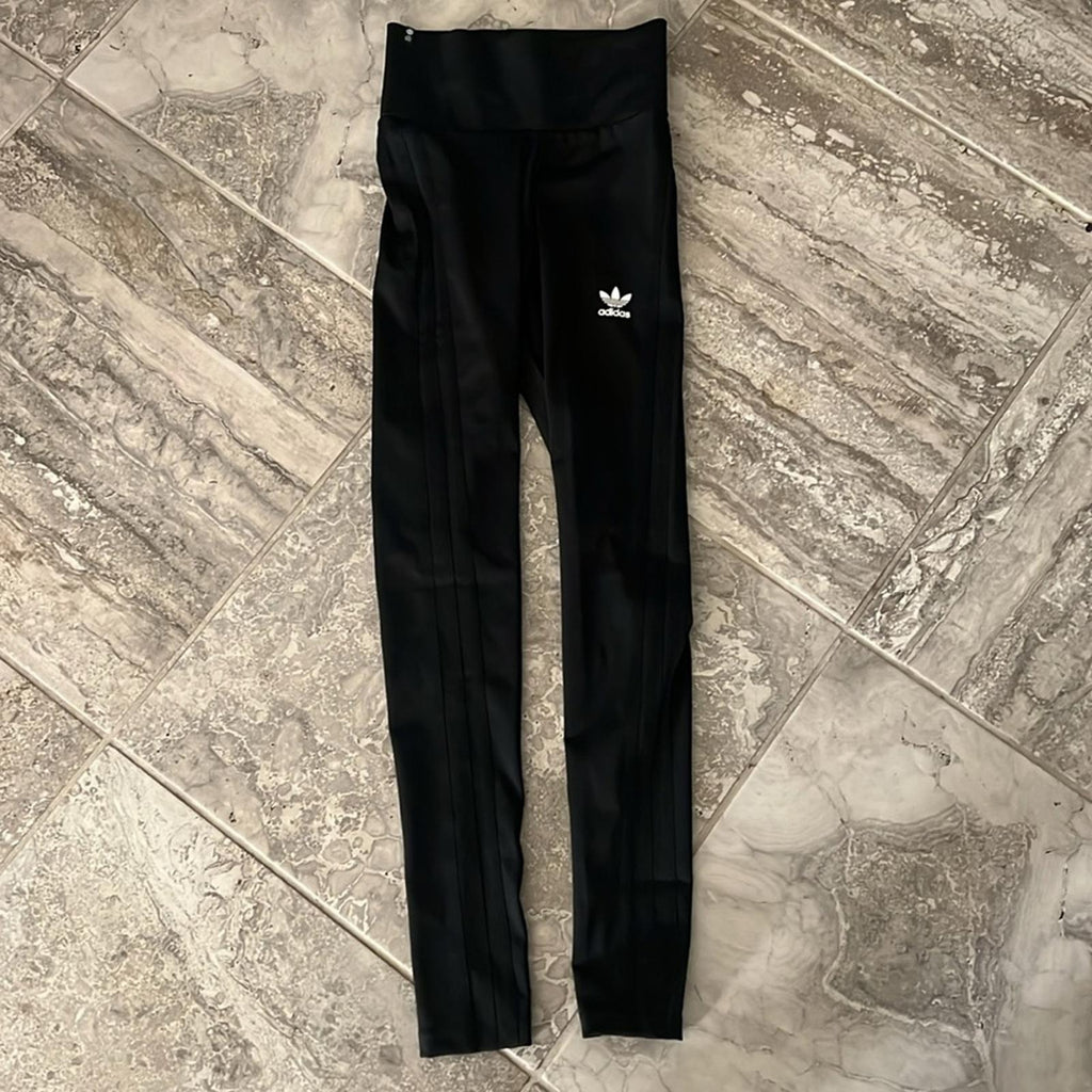 Adidas Originals High Waisted Leggings in Black, NWT, Size XS