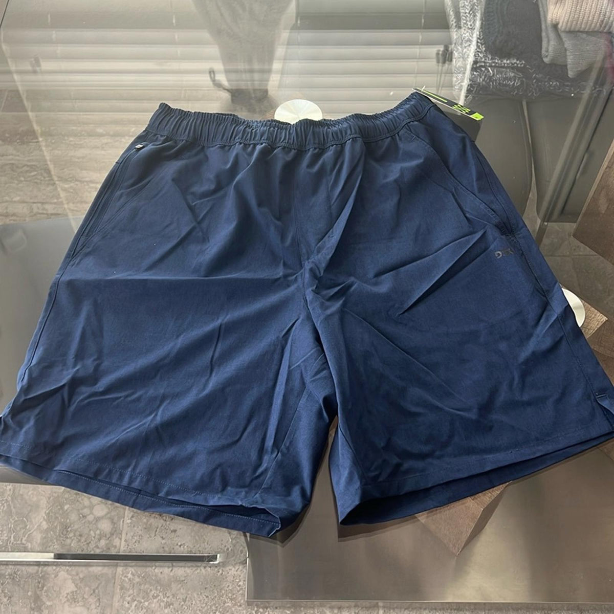DSG 8” Agility Woven Shorts University Navy Heather, Size S New w/Tag