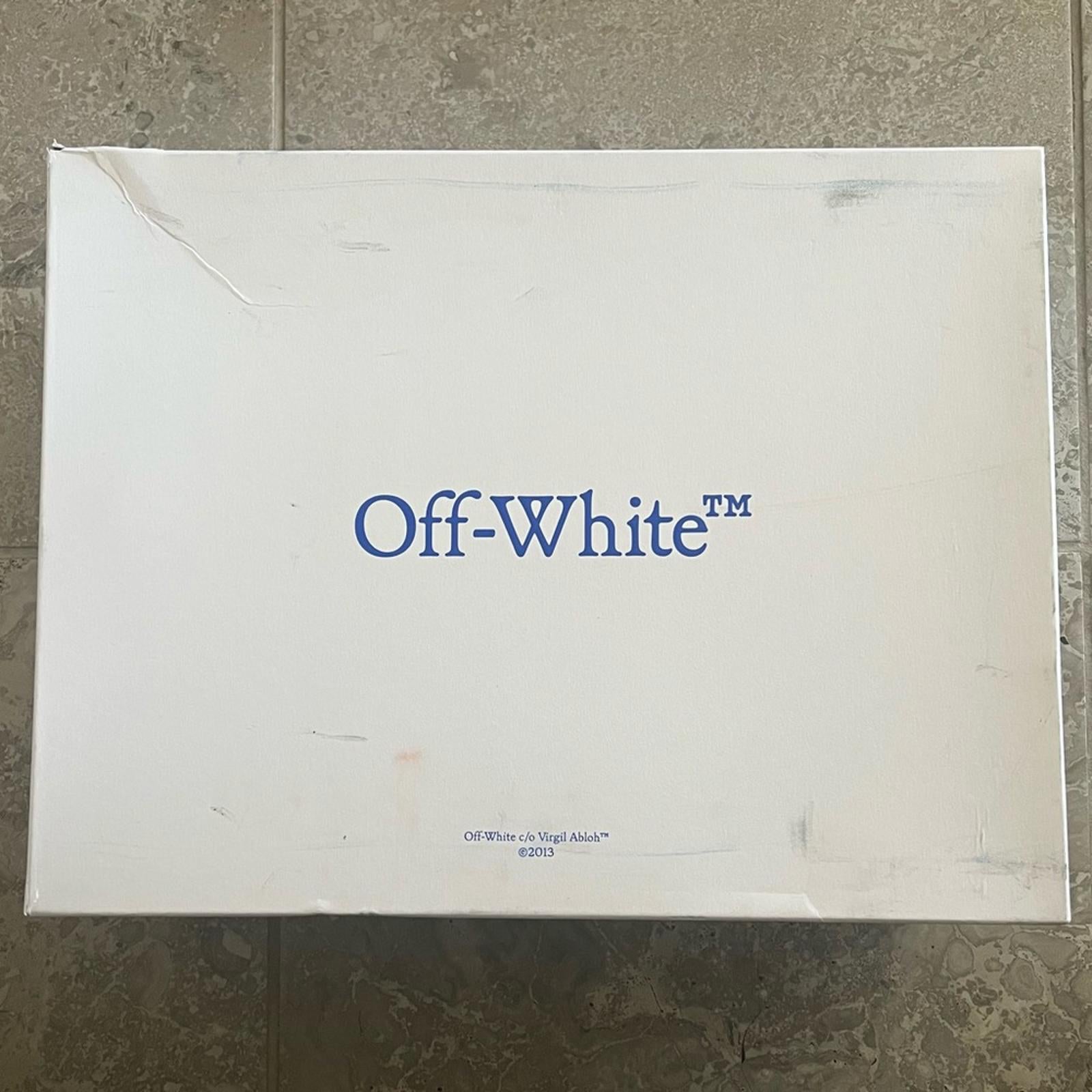 Off-White Black Tractor Motor Leather Boots, NWT, Size 38