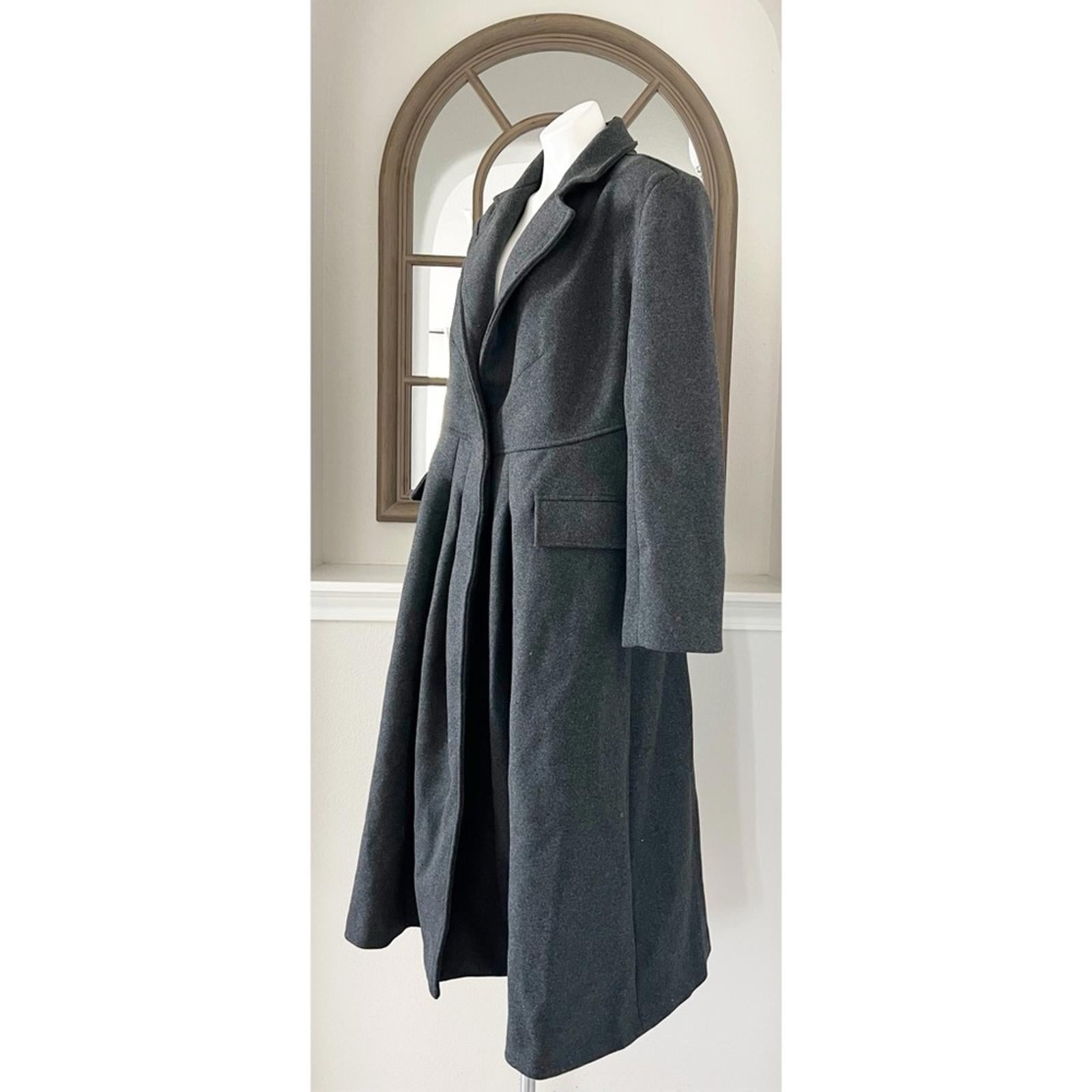 Free People Victoria Flared Wool-Blend Coat