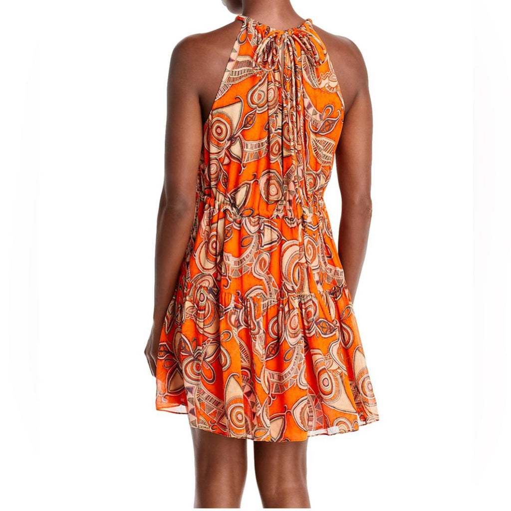 A.L.C. Bella Silk Halter Dress, Revolve Size 12 New w/Tag Retail $495