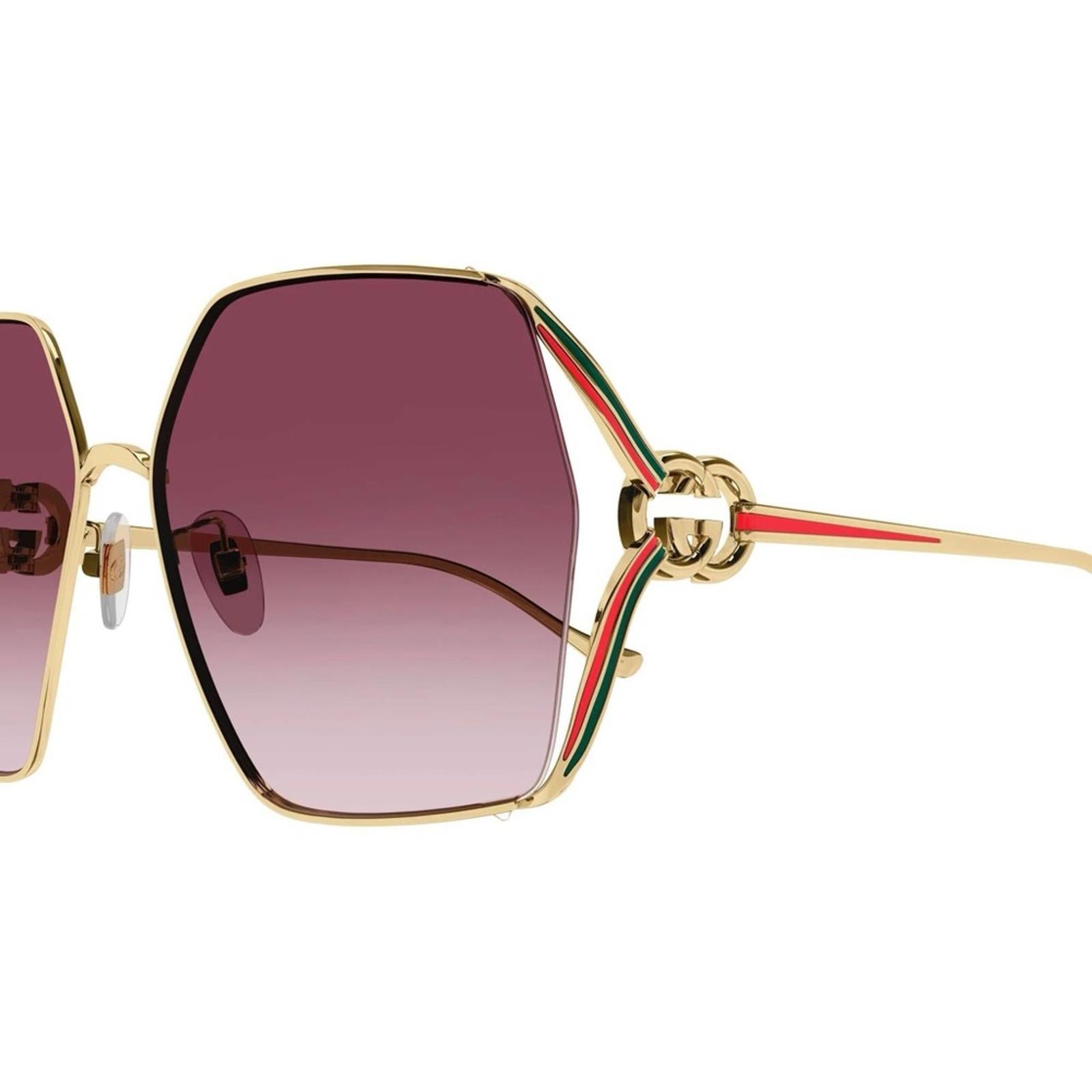 NEW Gucci Women's GG1322S 64mm Square Sunglasses, New w/o Tag $710