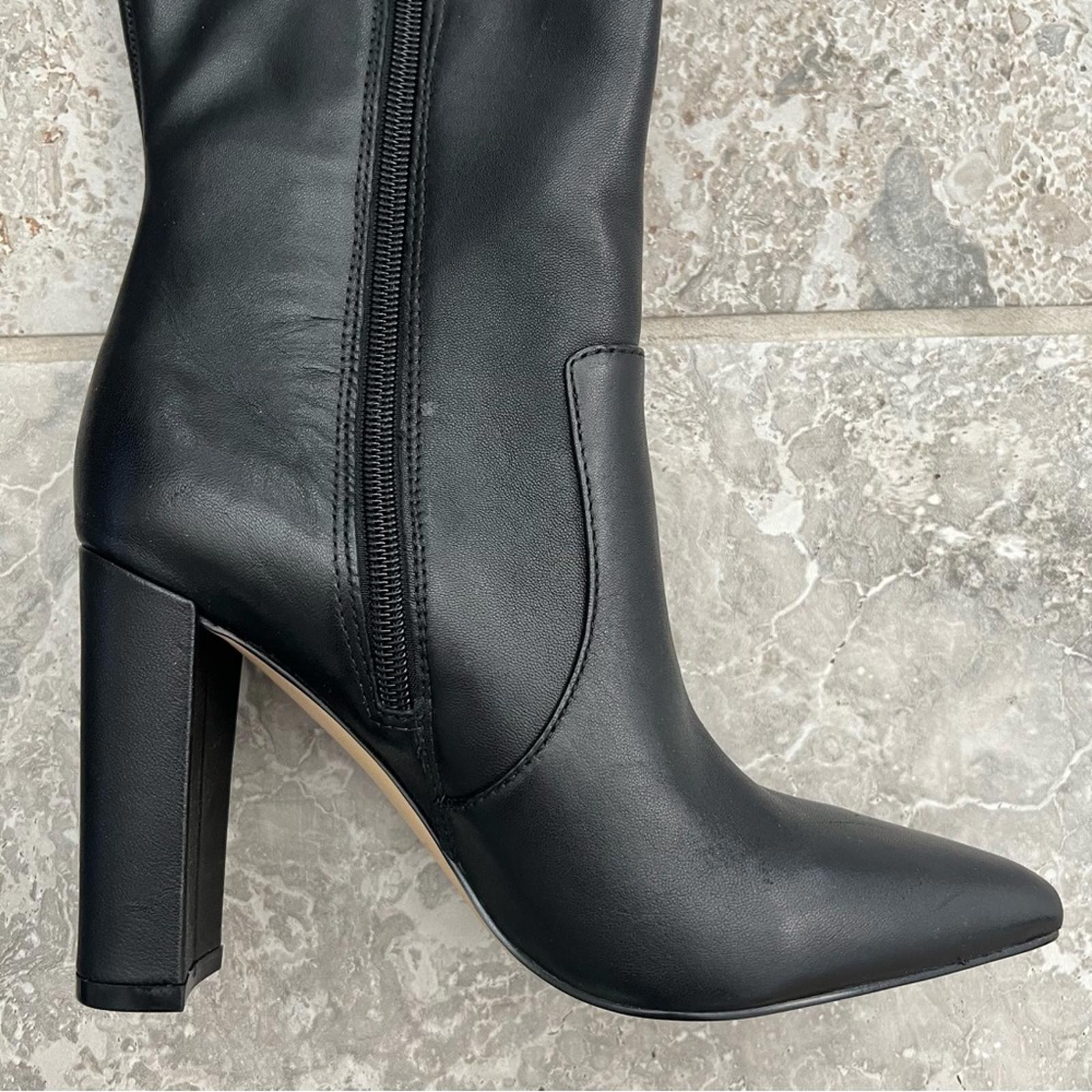 Marc Fisher LTD. Giancarlo Heeled Boots Black, Size 5.5 New in Box $299